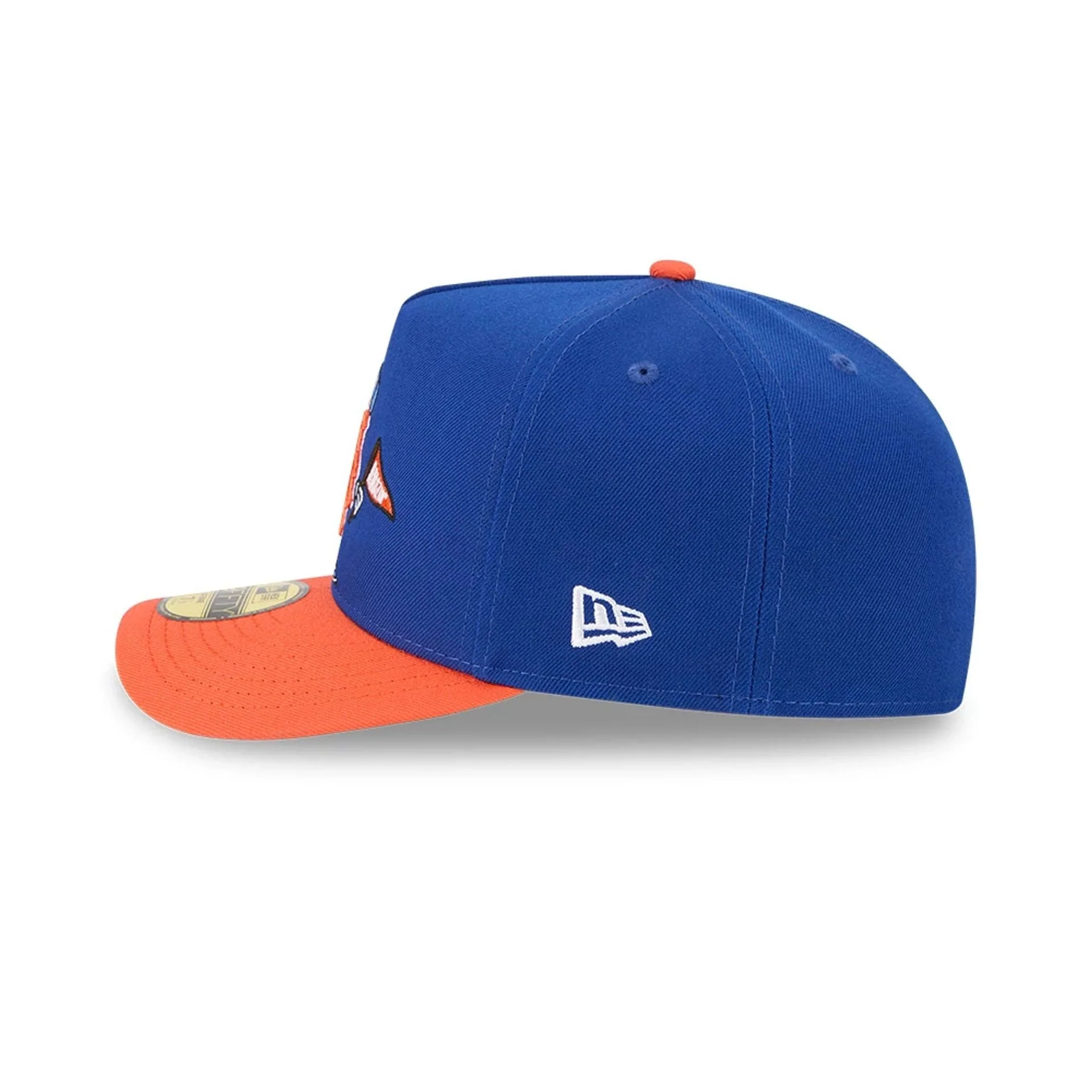 New York Mets MLB Cartoon Blue 59FIFTY A-Frame Fitted Cap - Image 6