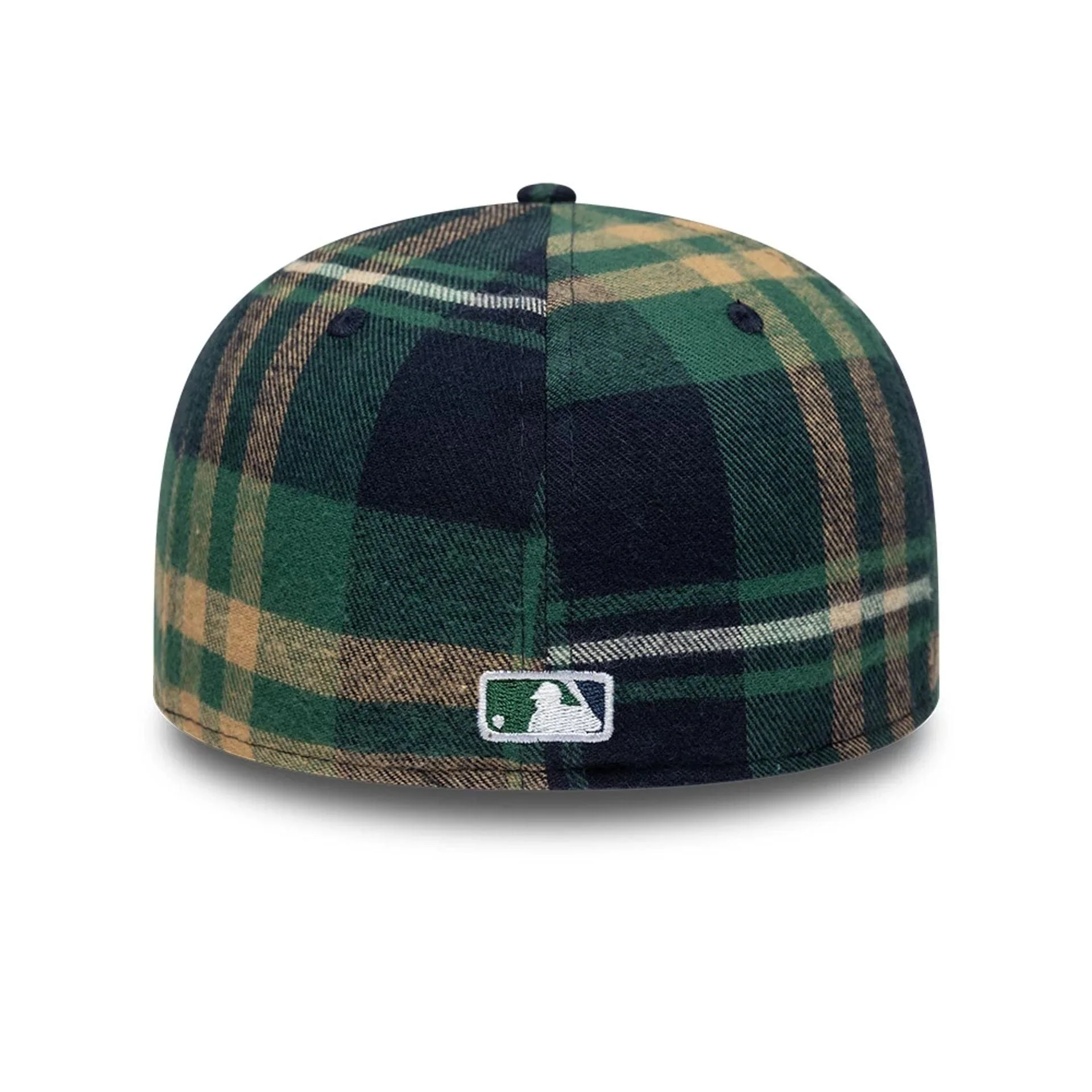New York Mets MLB Check Dark Green Low Profile 59FIFTY Fitted Cap - Image 5