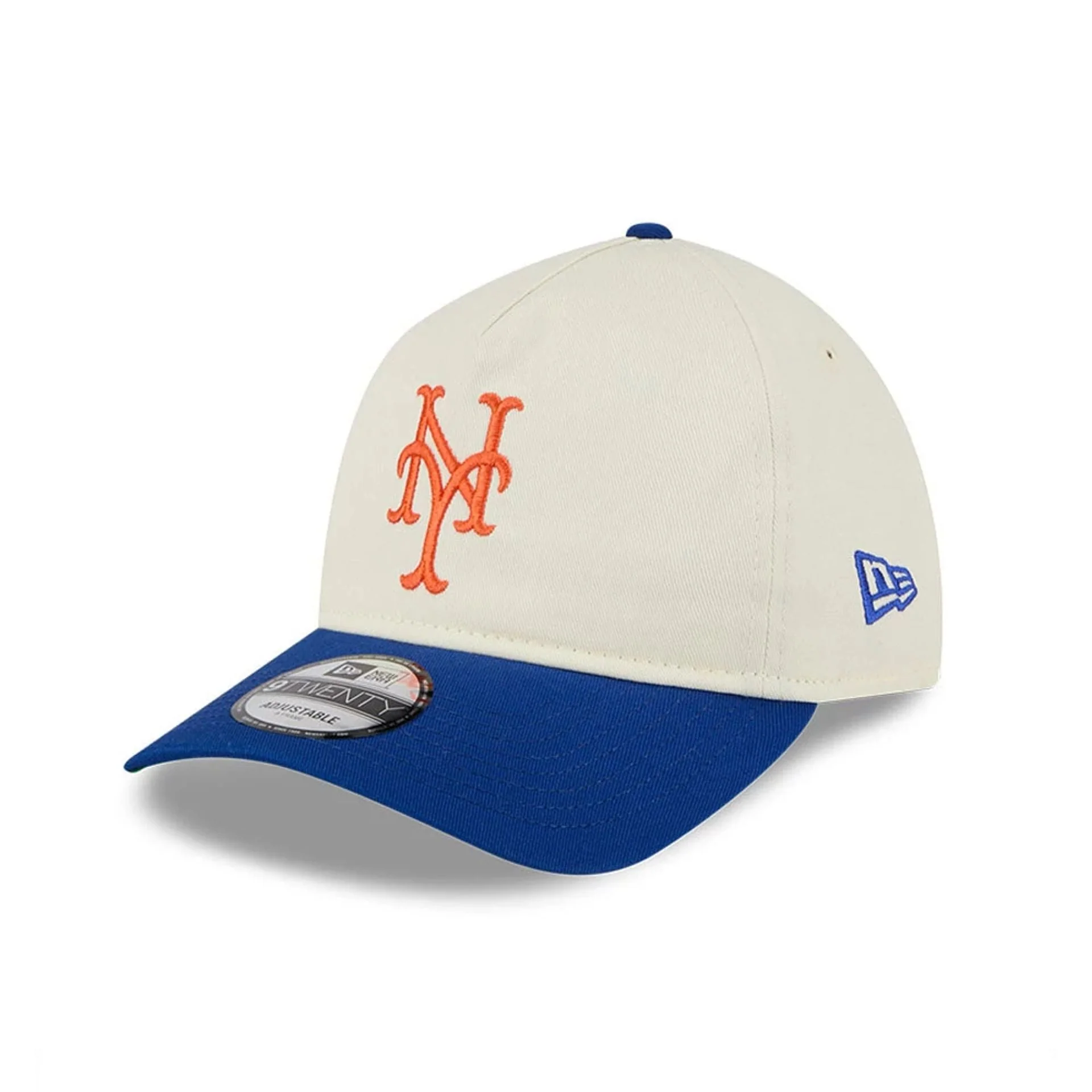 New York Mets MLB Chrome White 9TWENTY A-Frame Adjustable Cap - Image 4