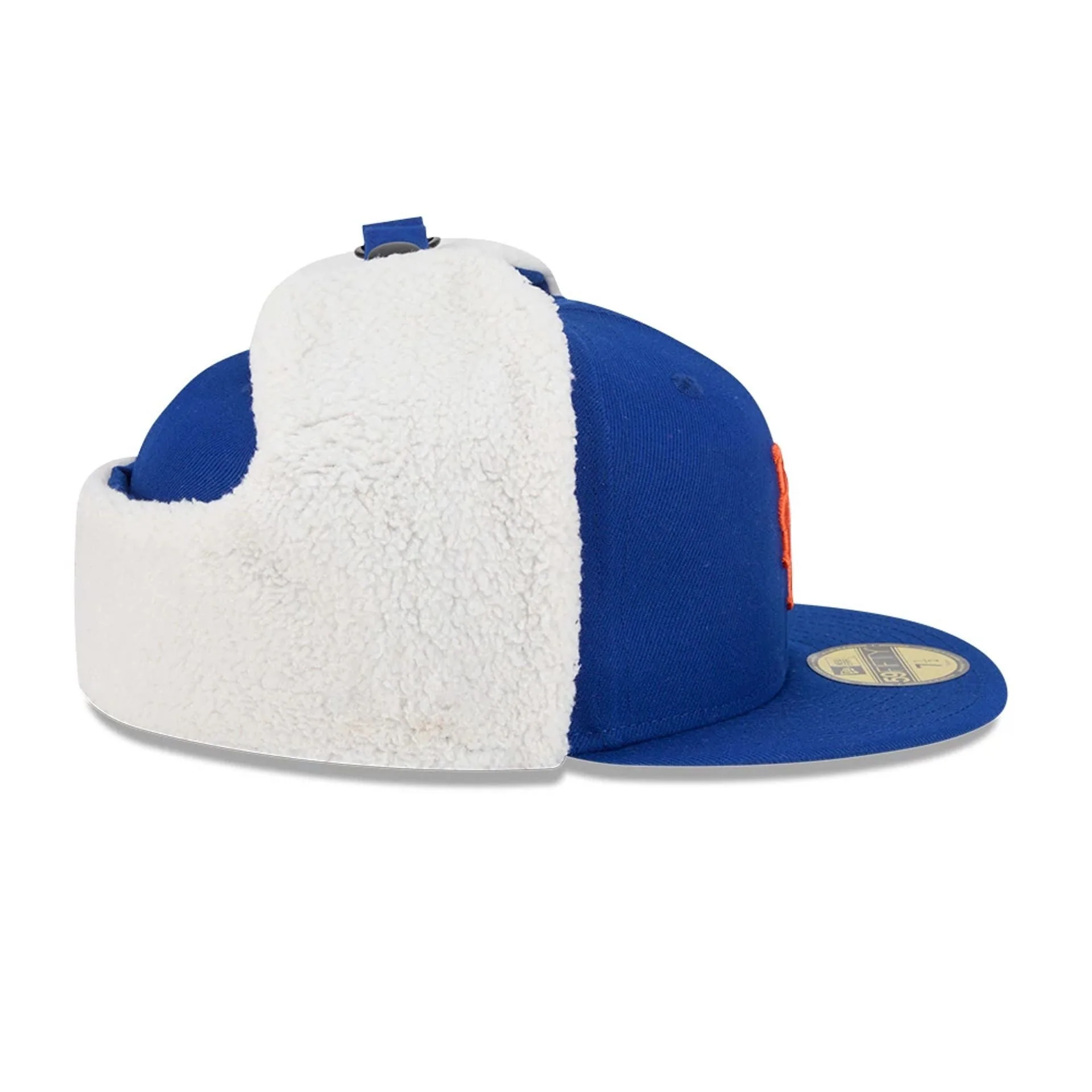 New York Mets MLB Classic Blue Dogear 59FIFTY Fitted Cap - Image 6