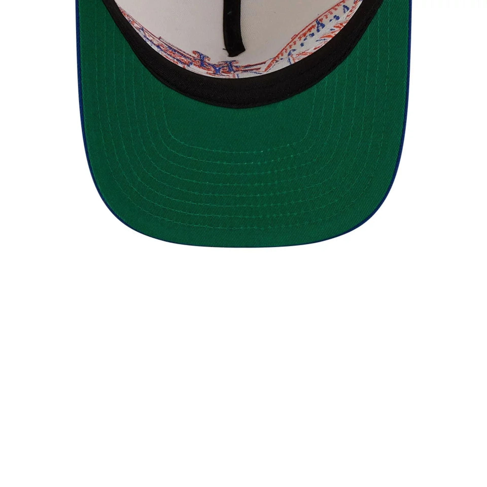 New York Mets MLB Classic White 9FIFTY A-Frame Snapback Adjustable Cap - Image 2