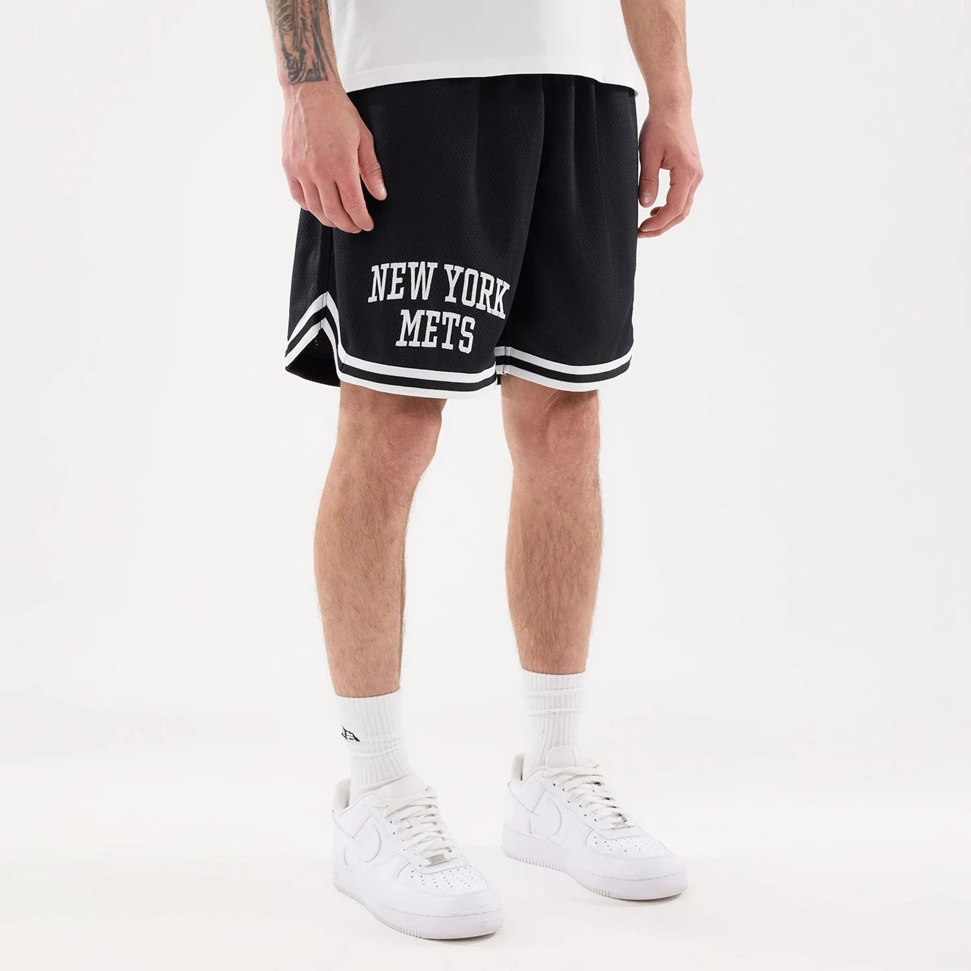 New York Mets MLB Comfort Navy Oversized Shorts - Image 6