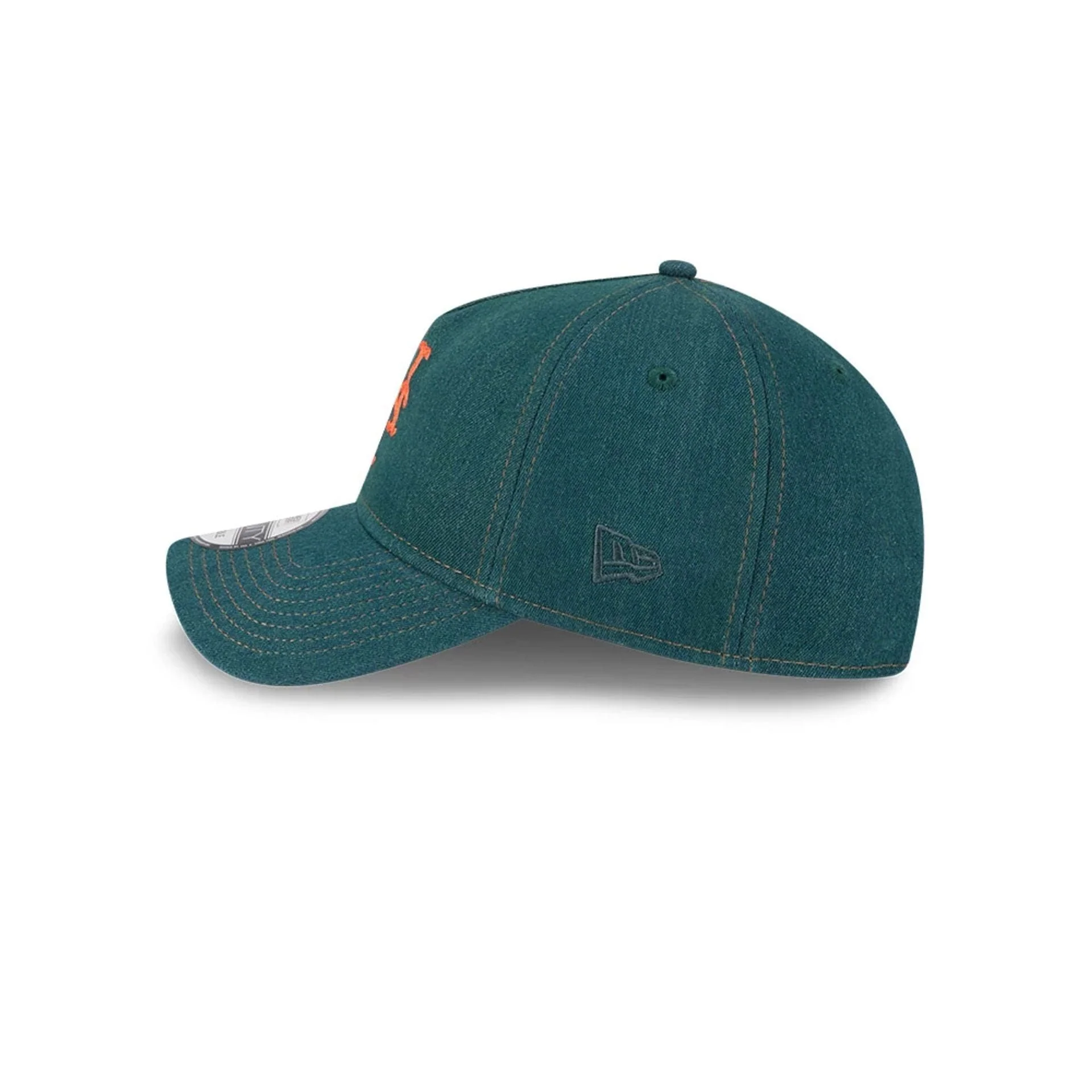 New York Mets MLB Forest Denim Green 9TWENTY A-Frame Adjustable Cap - Image 4