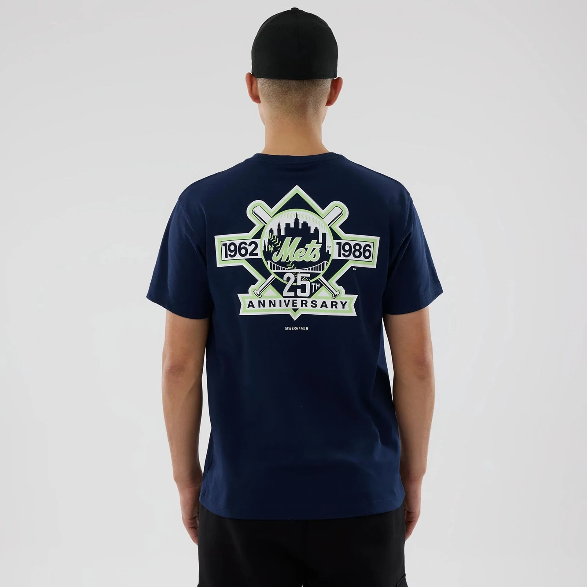 New York Mets MLB Garden Blue T-Shirt - Image 2