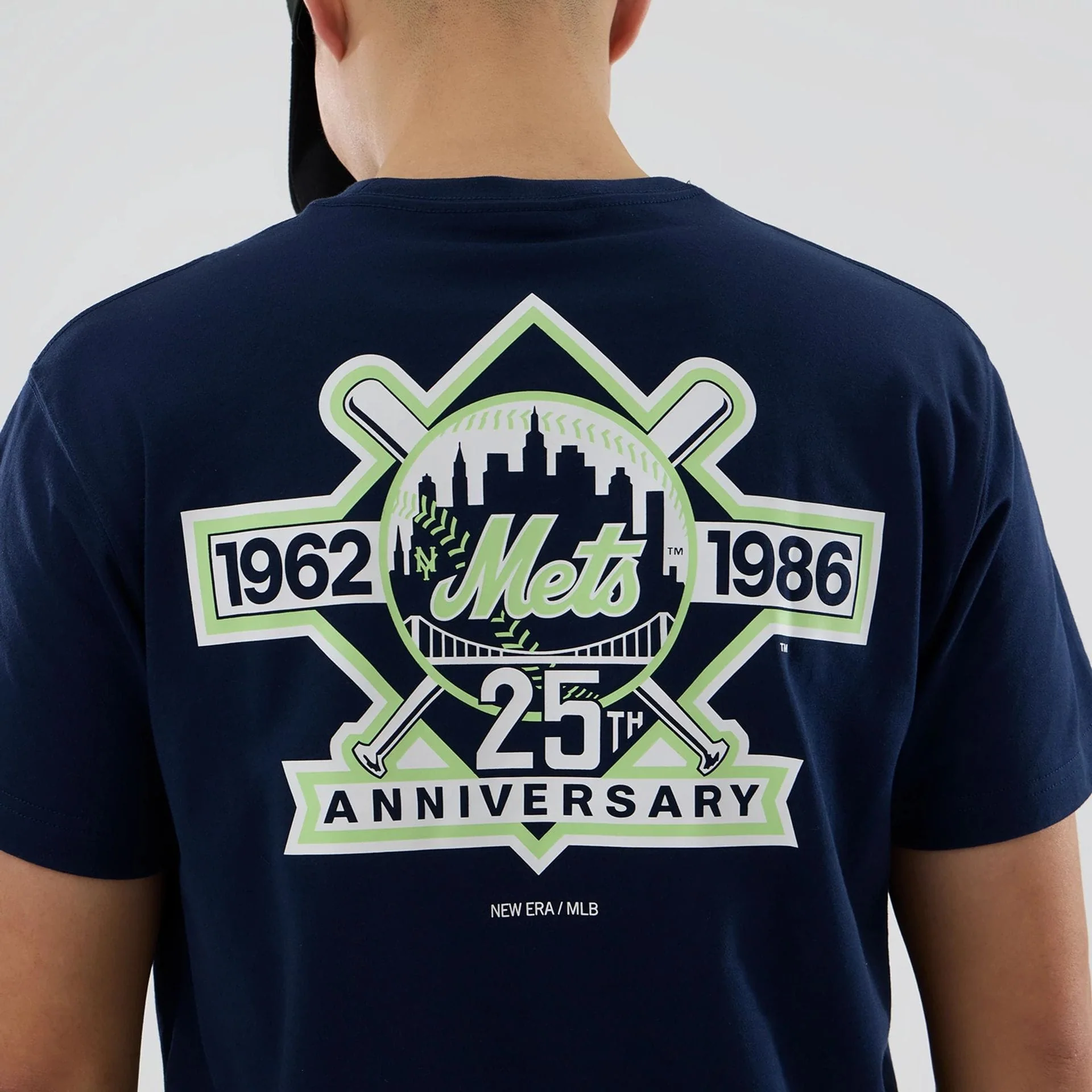 New York Mets MLB Garden Blue T-Shirt - Image 4