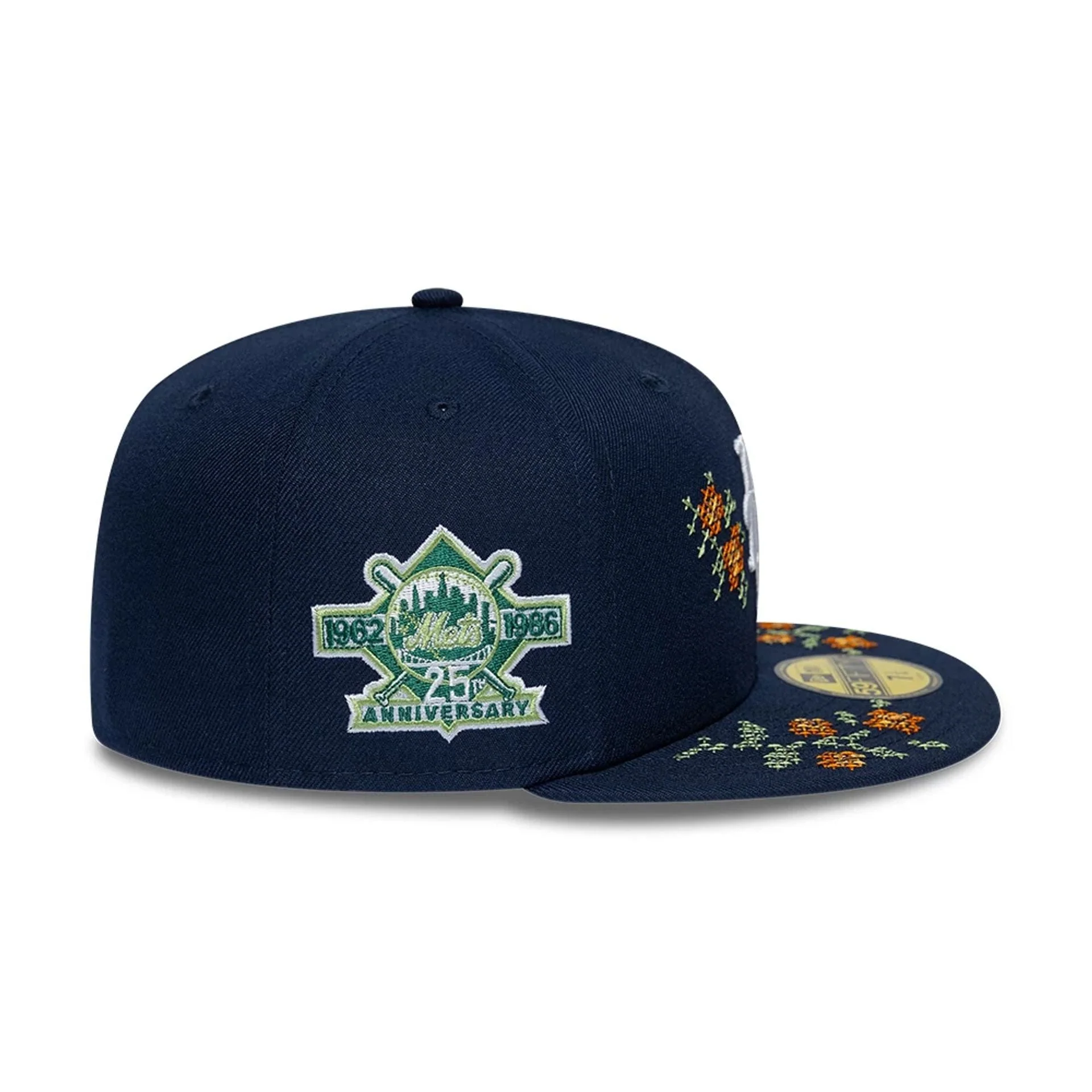 New York Mets MLB Garden Dark Blue 59FIFTY Fitted Cap - Image 4