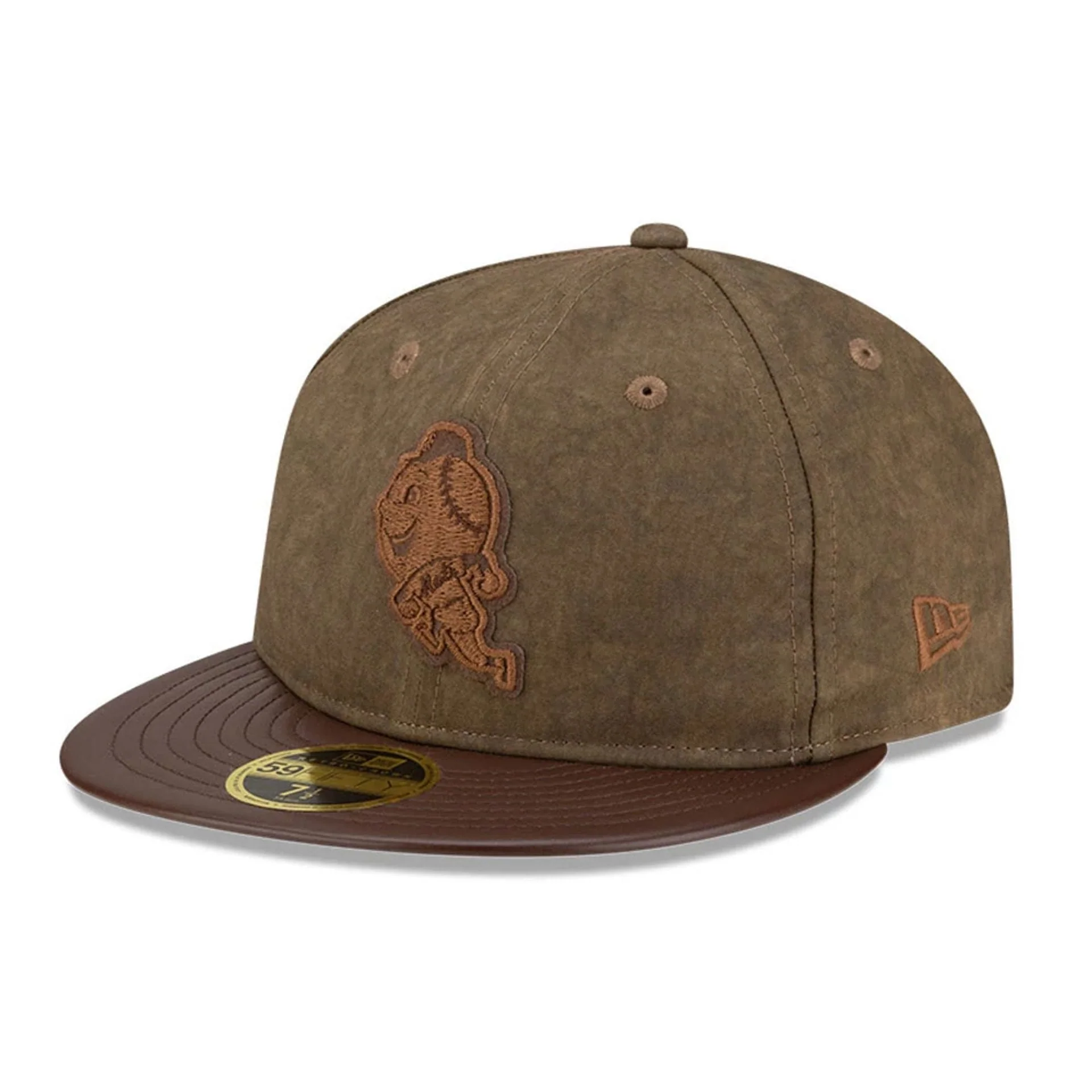 New York Mets MLB Open Brown Retro Crown 59FIFTY Fitted Cap - Image 4