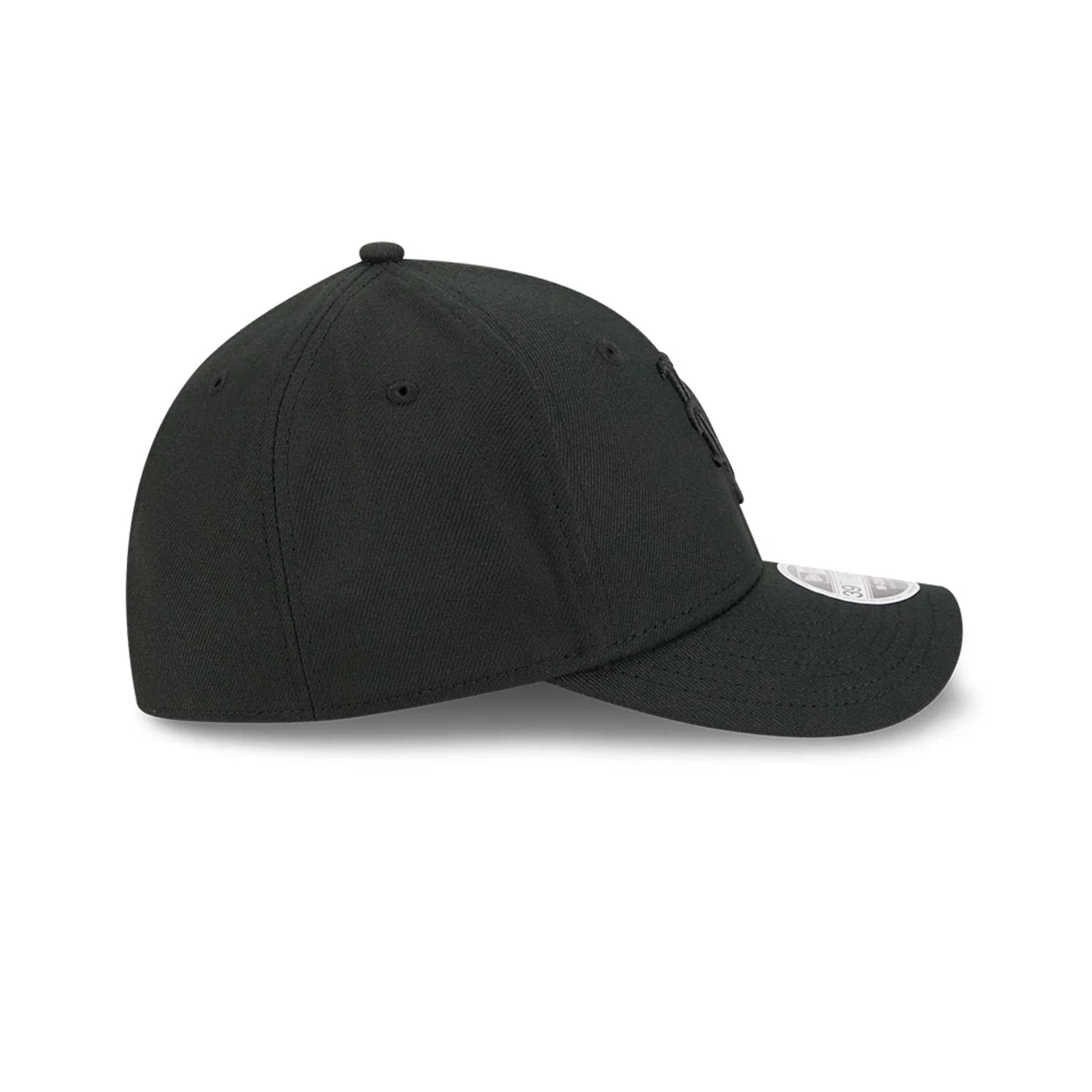 New York Mets MLB Outline Black 39THIRTY M-Crown Stretch Fit Cap - Image 7