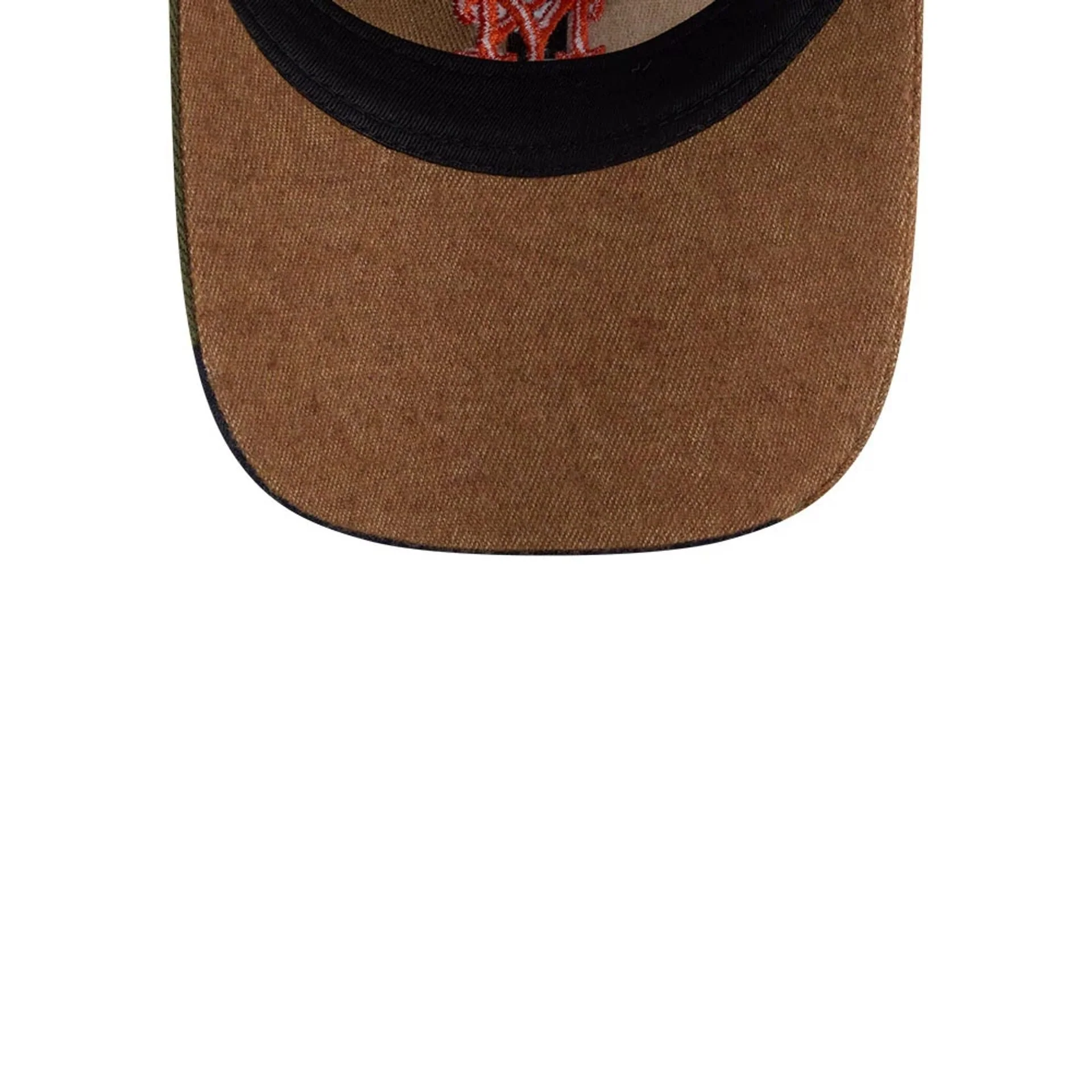 New York Mets MLB Patchwork Open Brown 9TWENTY Adjustable Cap - Image 7