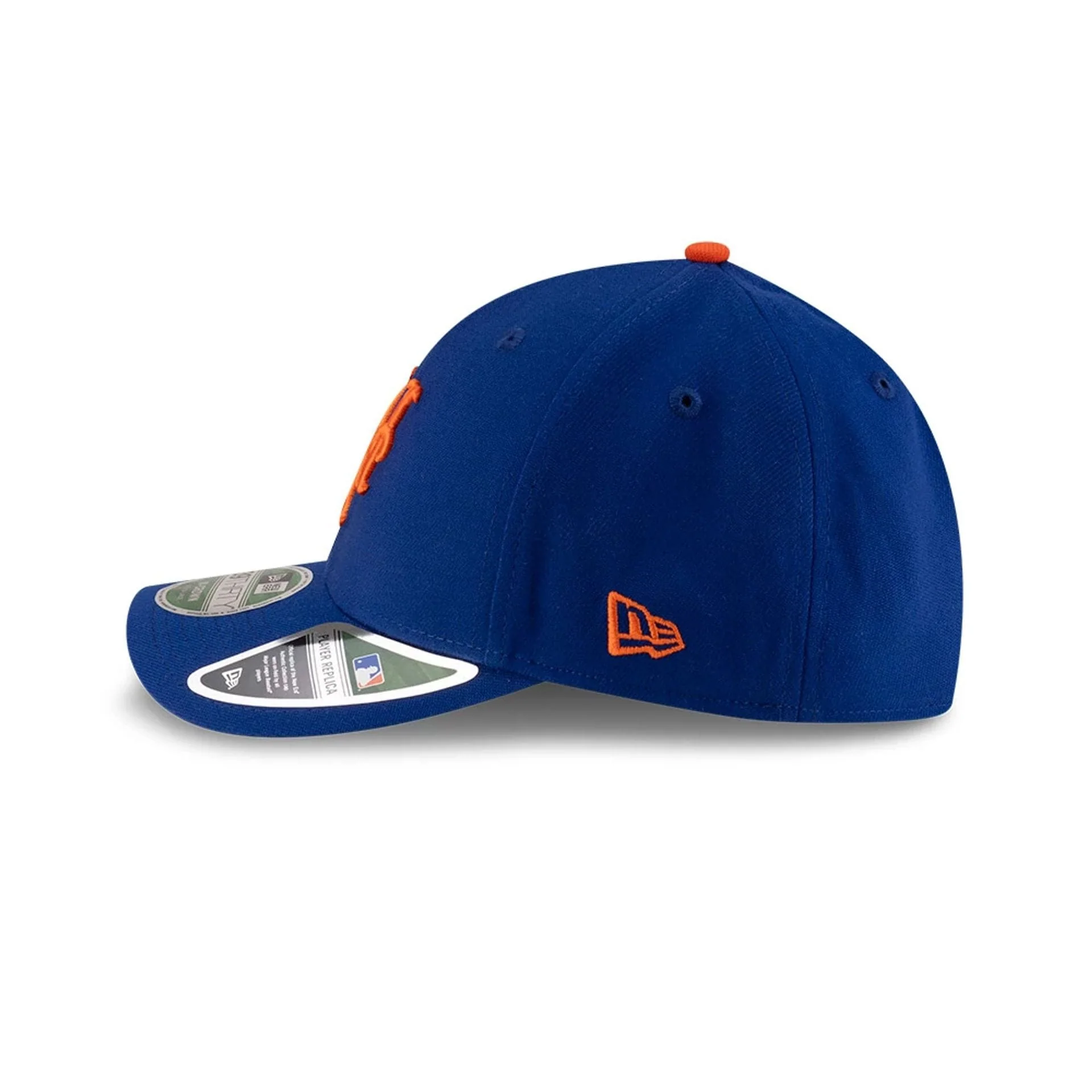 New York Mets MLB Player Replica Blue 39THIRTY M-Crown Stretch Fit Cap - Image 6