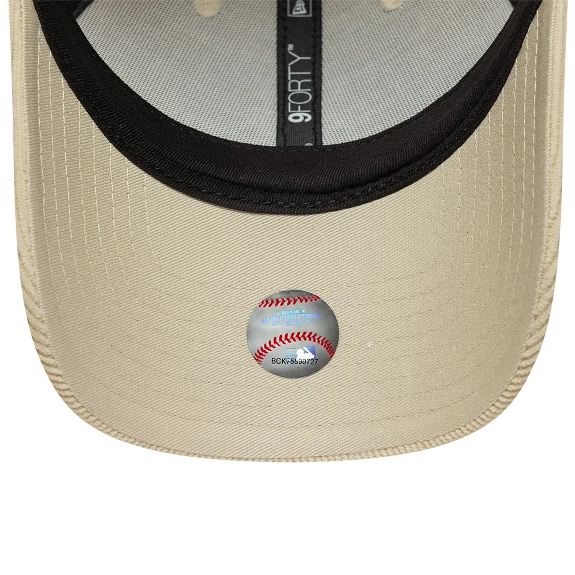 New York Mets MLB Soft Cord Cream 9FORTY Adjustable Cap - Image 5