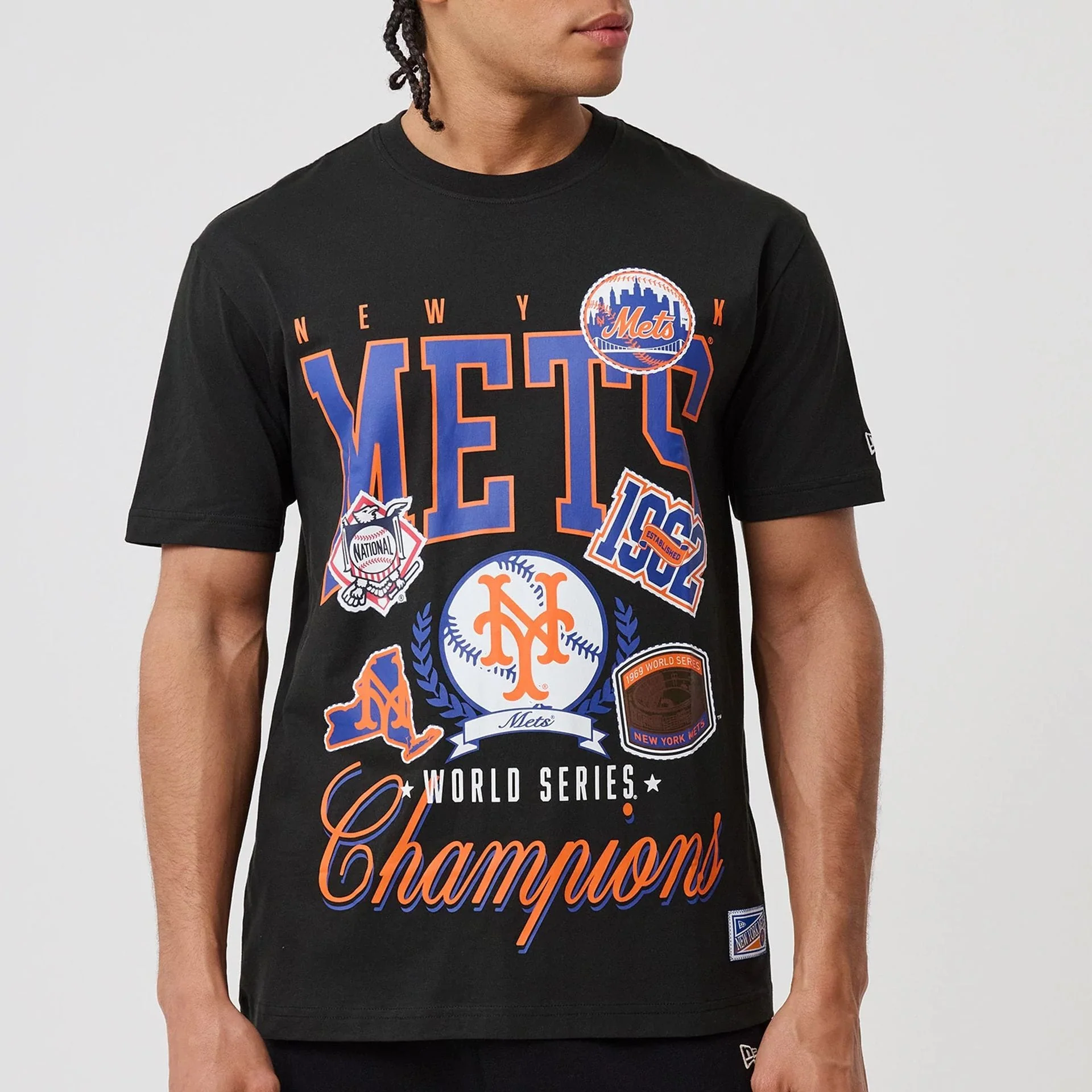 New York Mets MLB Sport Classic Black T-Shirt - Image 3