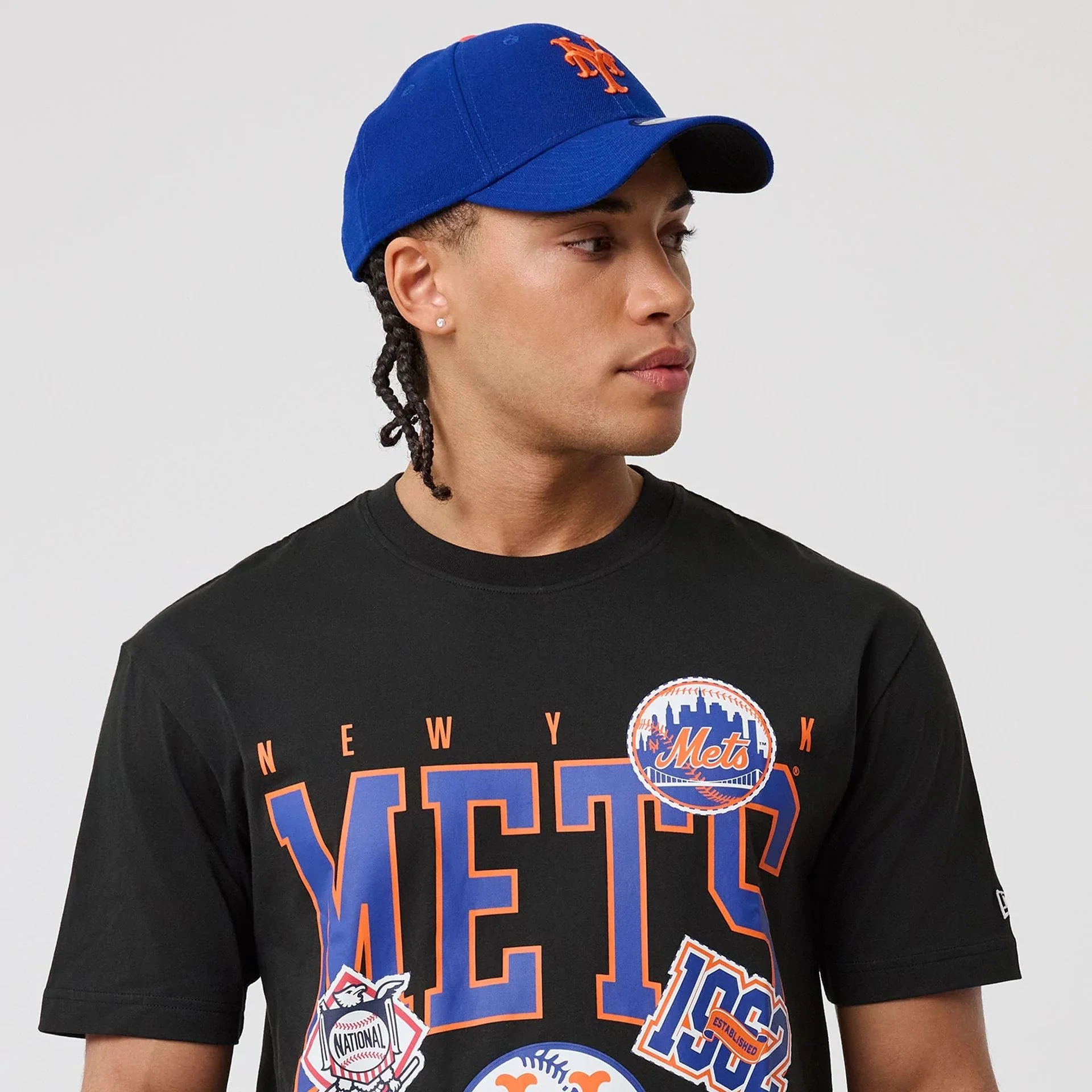 New York Mets MLB Sport Classic Black T-Shirt - Image 6