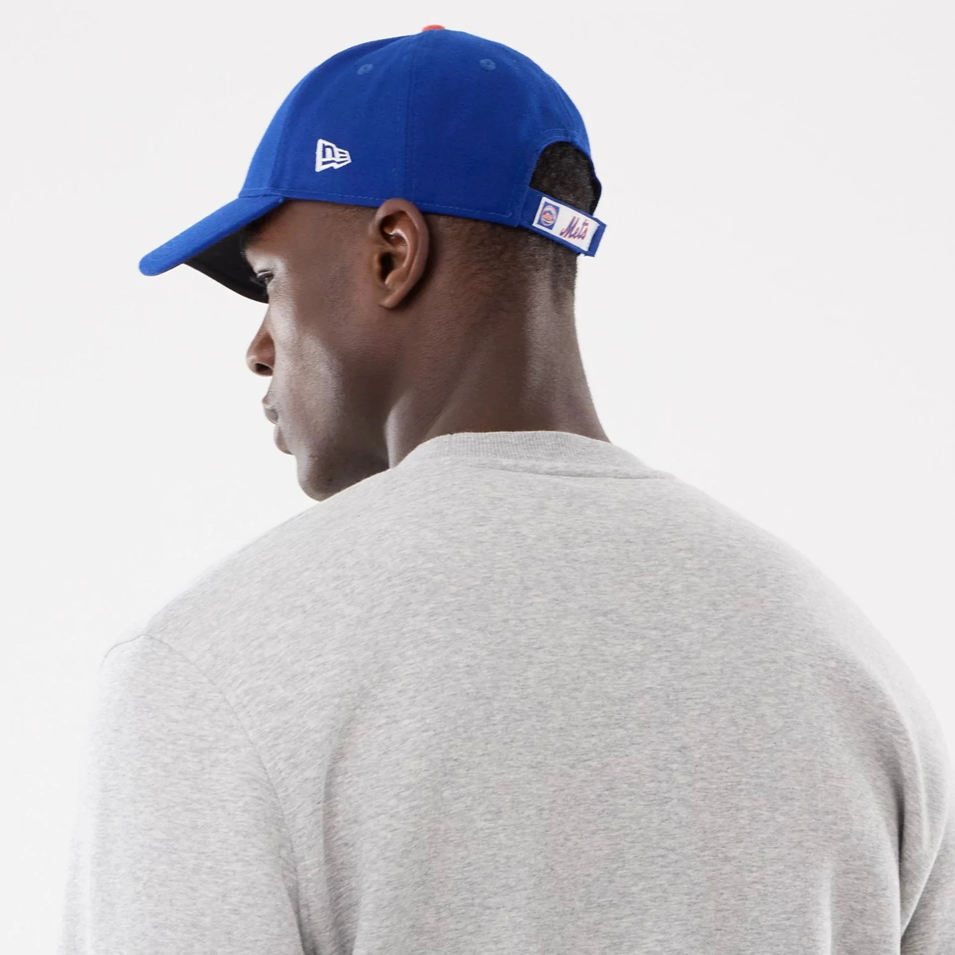 New York Mets MLB Sport Classic Grey Crew Neck Sweater - Image 5
