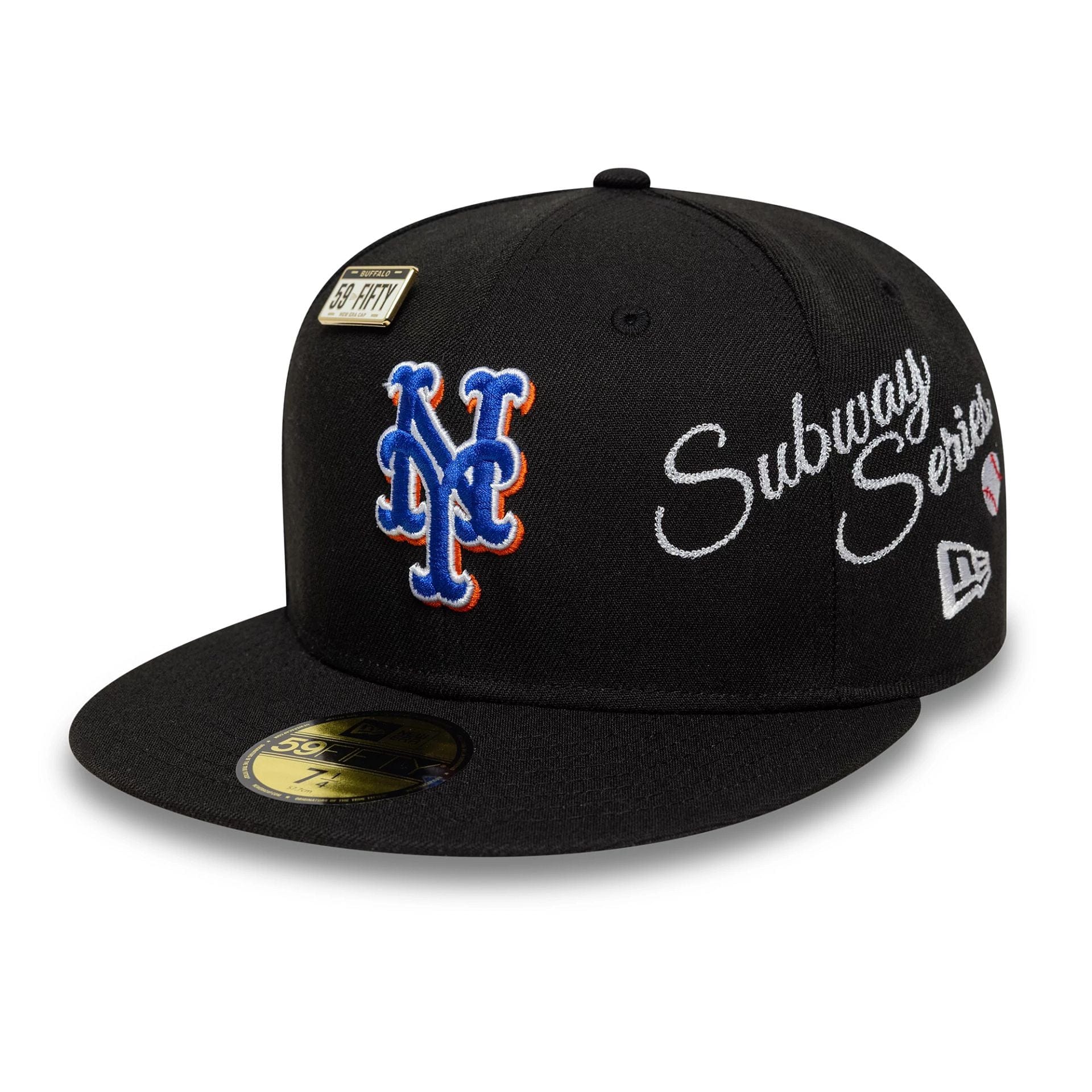 New York Mets MLB Subway Series Black 59FIFTY Fitted Cap - Image 3