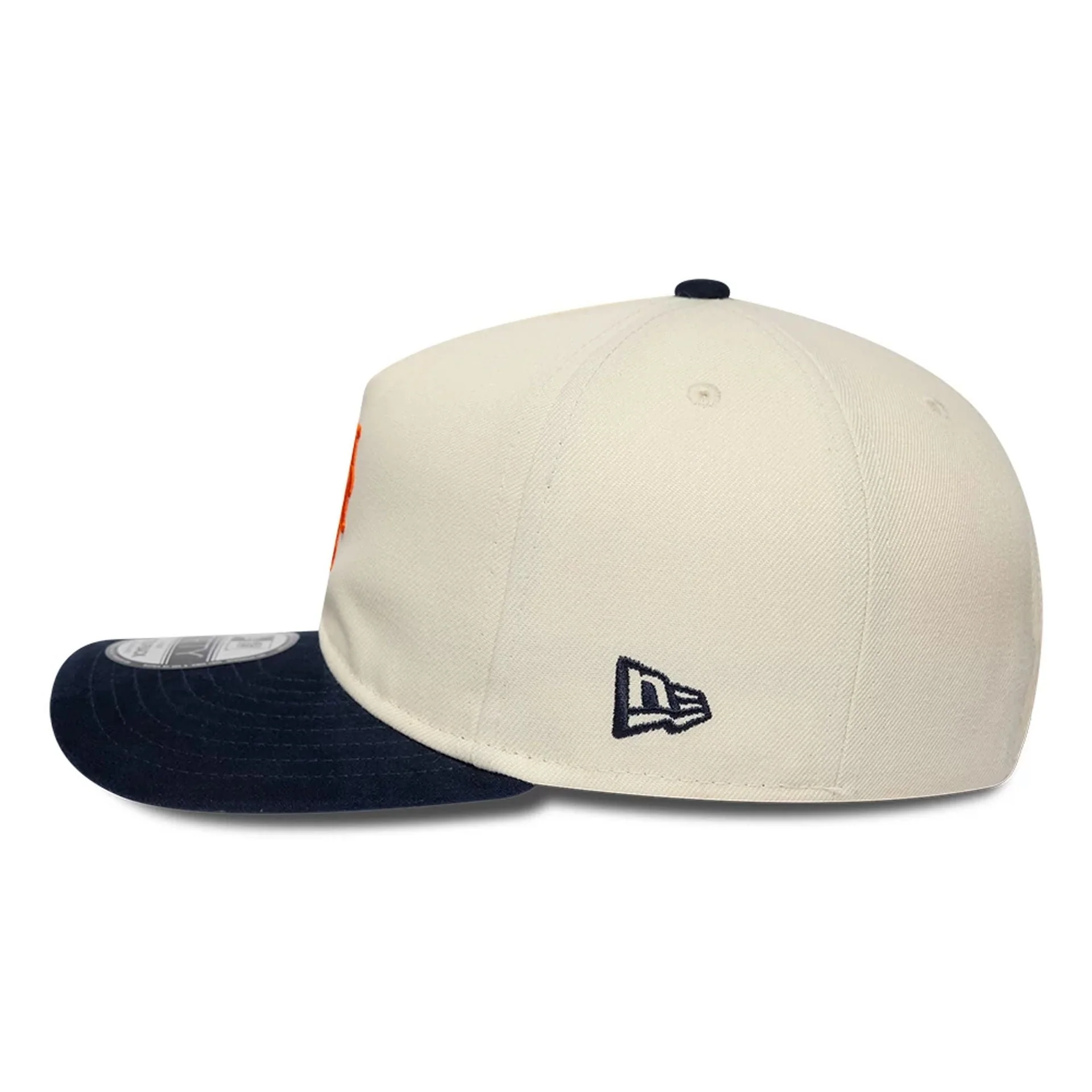 New York Mets MLB Suede Visor Cream 9FIFTY A-Frame Adjustable Cap - Image 5
