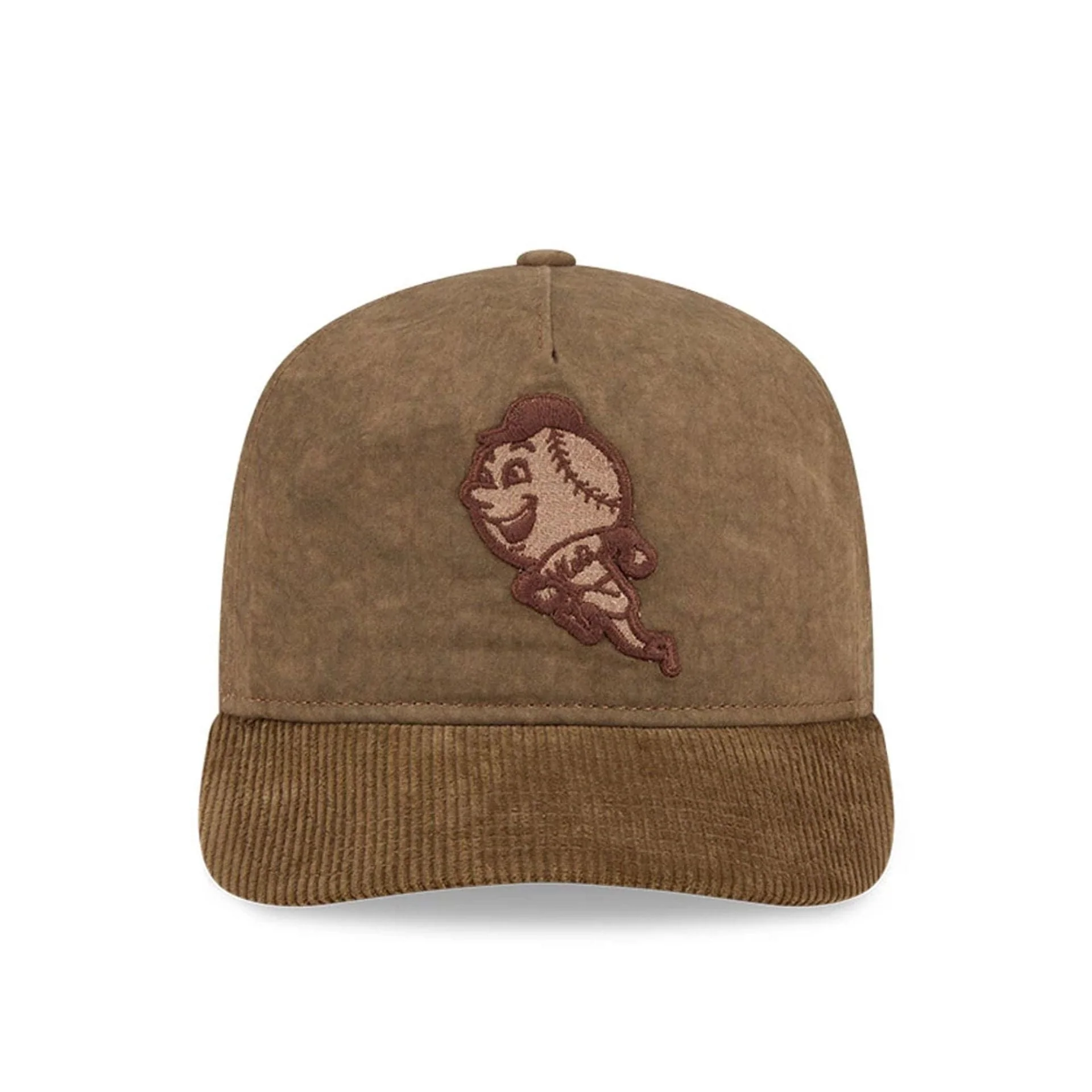 New York Mets MLB Utility Linen Open Brown 19TWENTY Adjustable Cap - Image 2