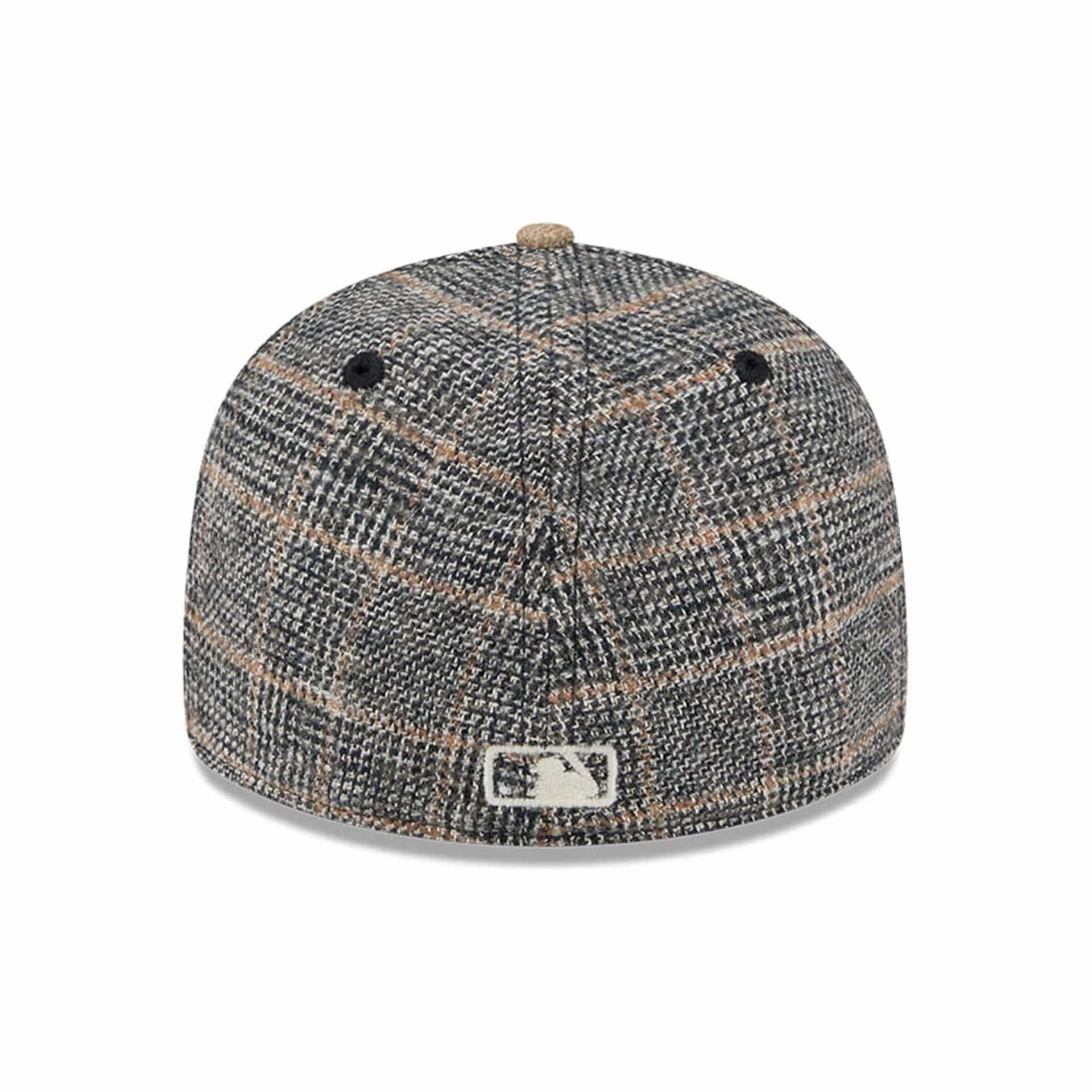 New York Mets MLB Vintage Tweed Open Blue Retro Crown 59FIFTY Fitted Cap - Image 5