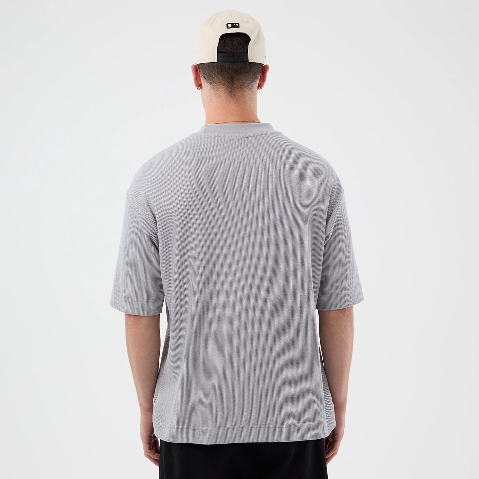 New York Mets MLB Waffle Grey T-Shirt - Image 2