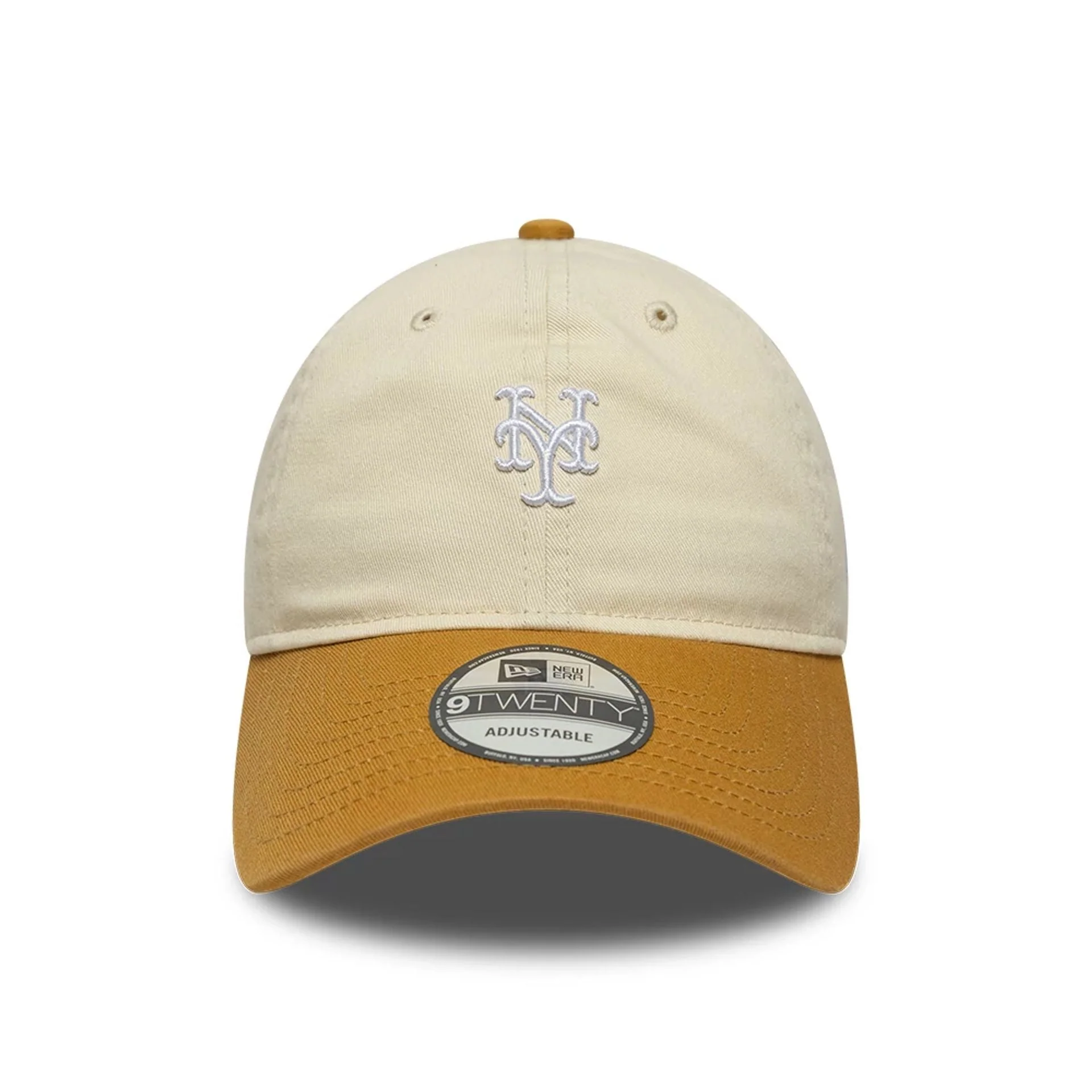 New York Mets MLB Washed Contrast Cream 9TWENTY Adjustable Cap - Image 2