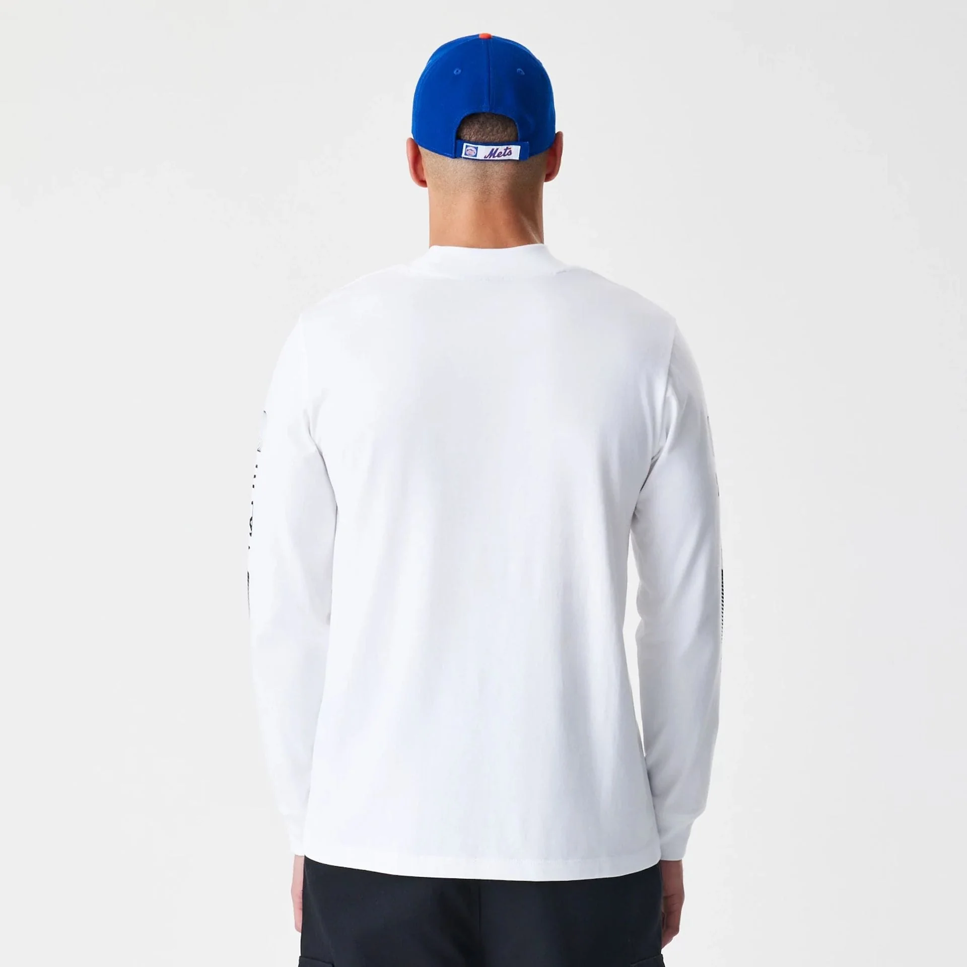 New York Mets Modern Driver White Long Sleeve T-Shirt - Image 3