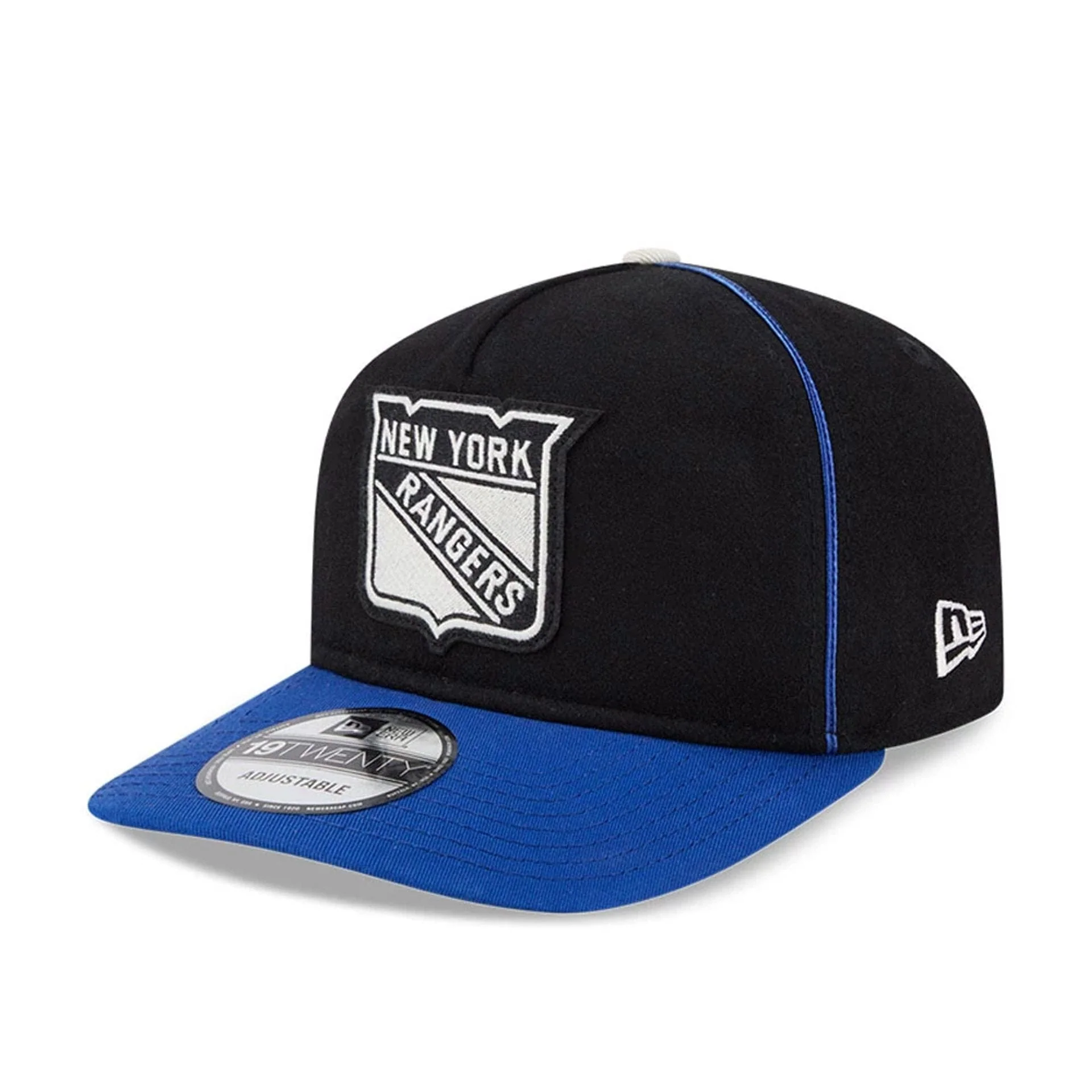 New York Rangers NHL Felt Logo Blue 19TWENTY Adjustable Cap - Image 4
