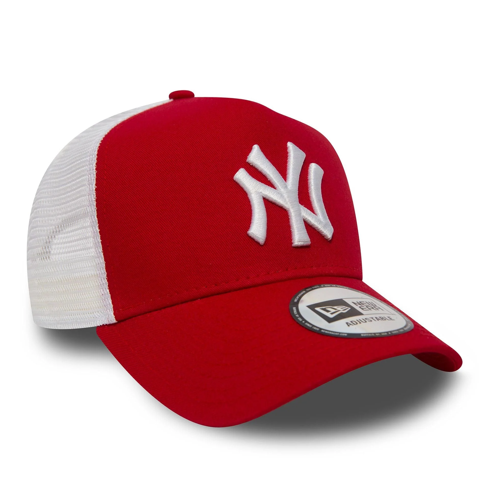 New York Yankees Clean Red A-Frame Trucker Cap - Image 3