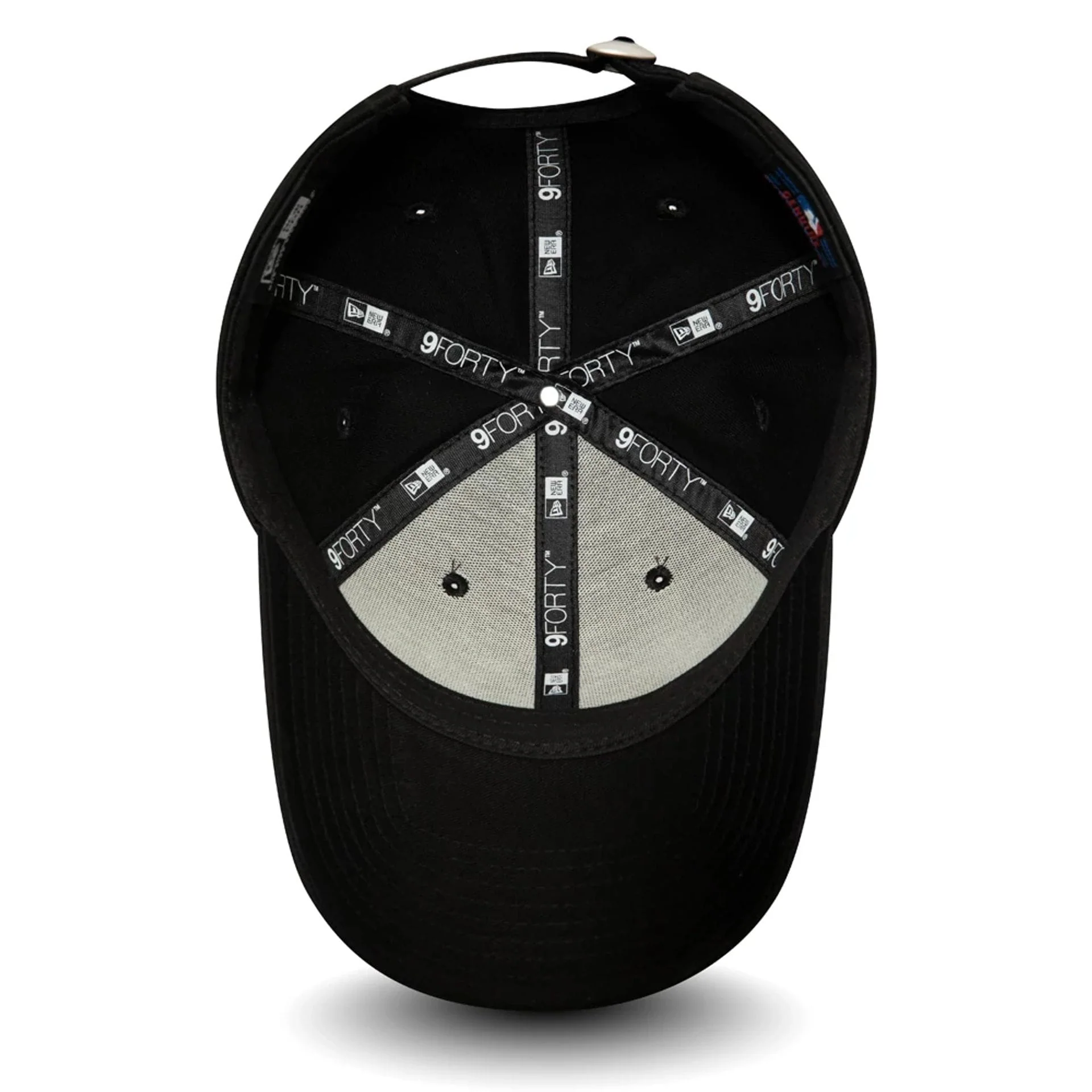 New York Yankees Essential Womens All Black 9FORTY Cap - Image 3