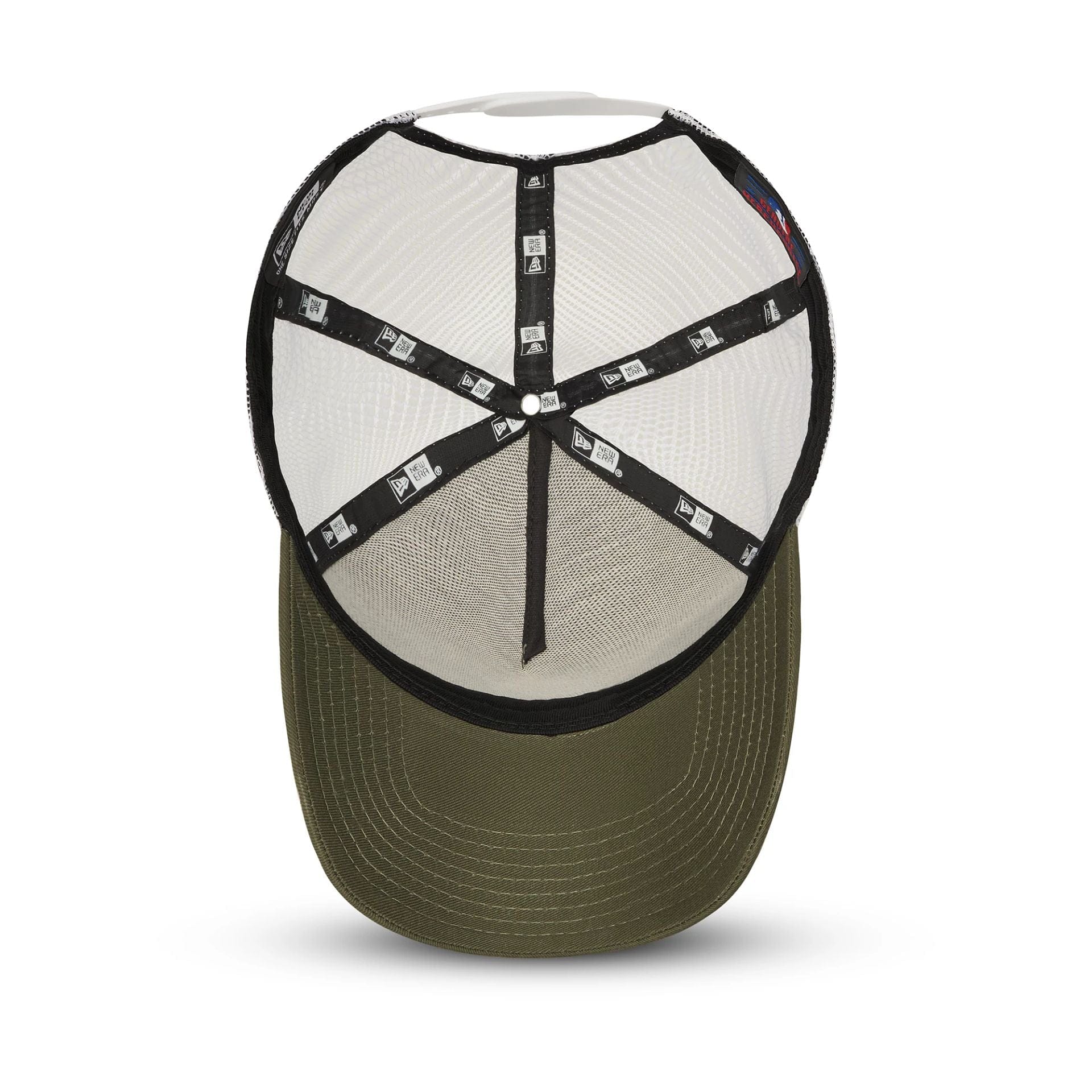 New York Yankees Khaki A-Frame Trucker Cap - Image 5