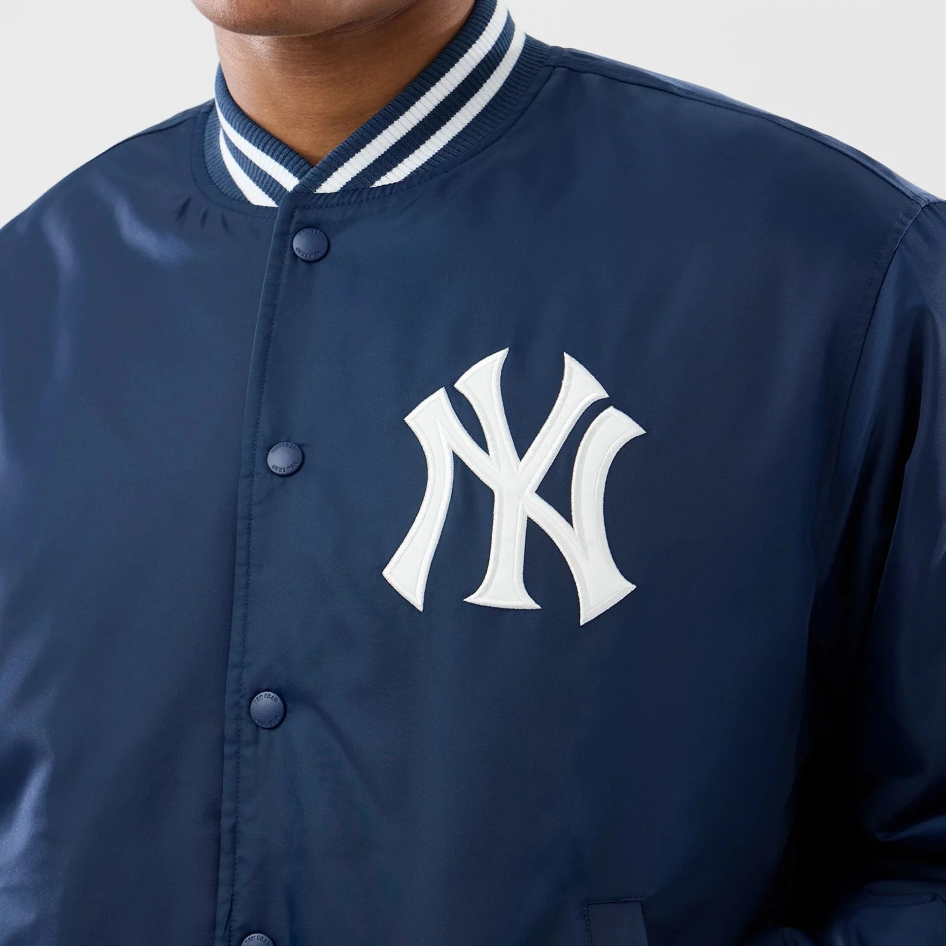 New York Yankees MLB Authentic Navy Stadium Jacket - Image 6