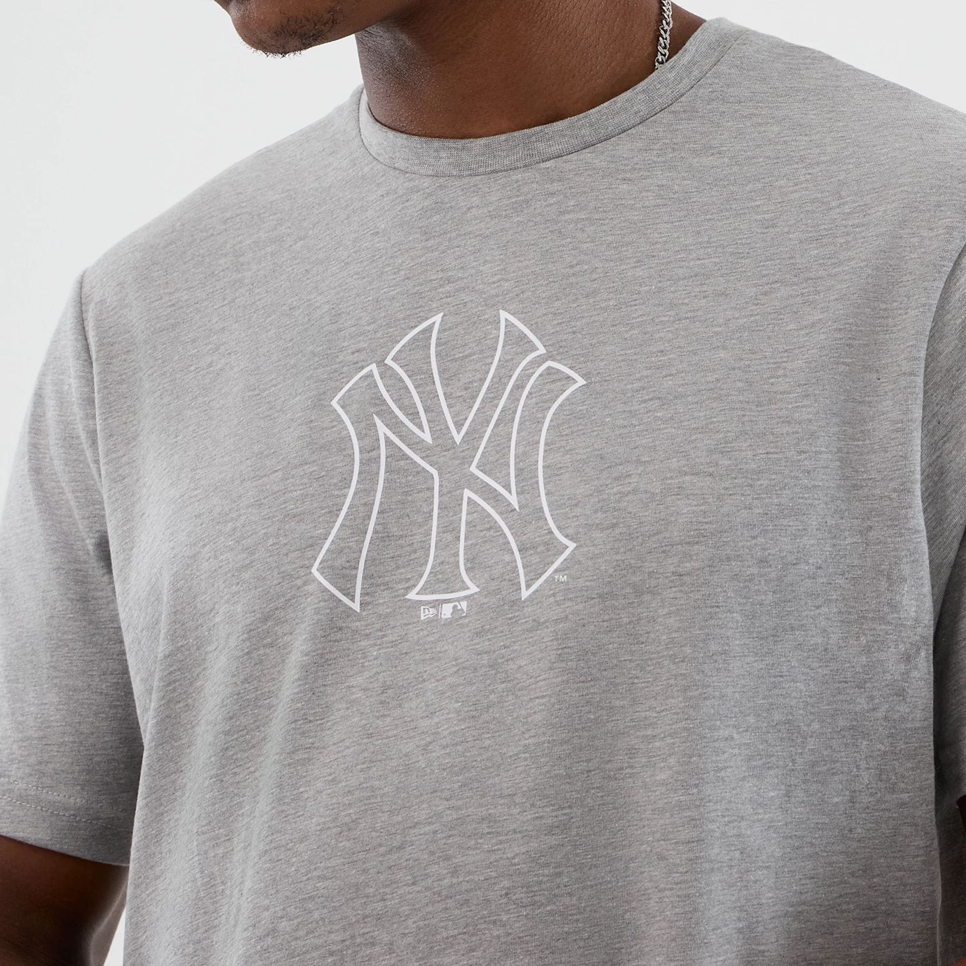 New York Yankees MLB Back To School Grey T-Shirt - Image 3