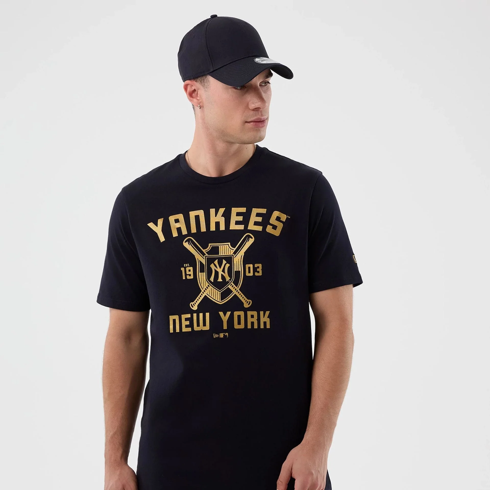 New York Yankees MLB Back To School Navy T-Shirt - Image 3