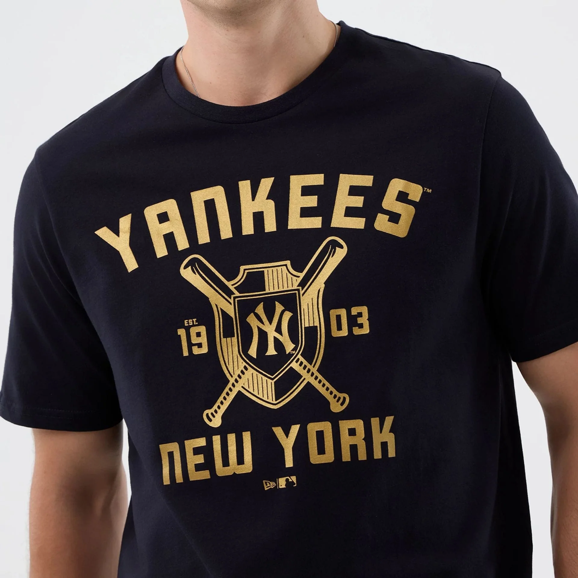 New York Yankees MLB Back To School Navy T-Shirt - Image 4