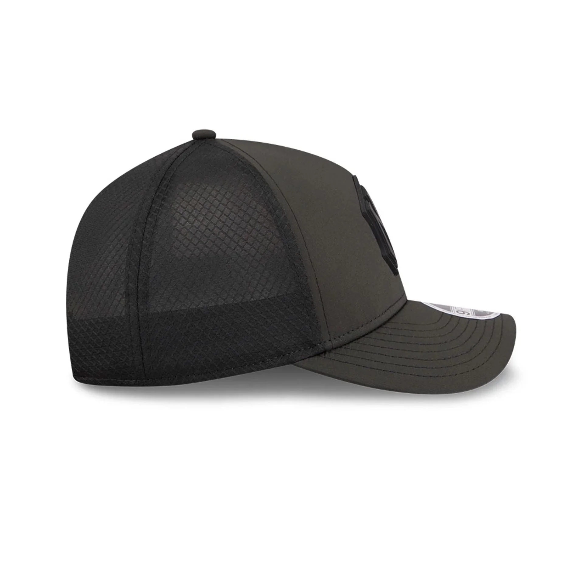 New York Yankees MLB Badged Black 9FORTY M-Crown A-Frame Trucker Cap - Image 6