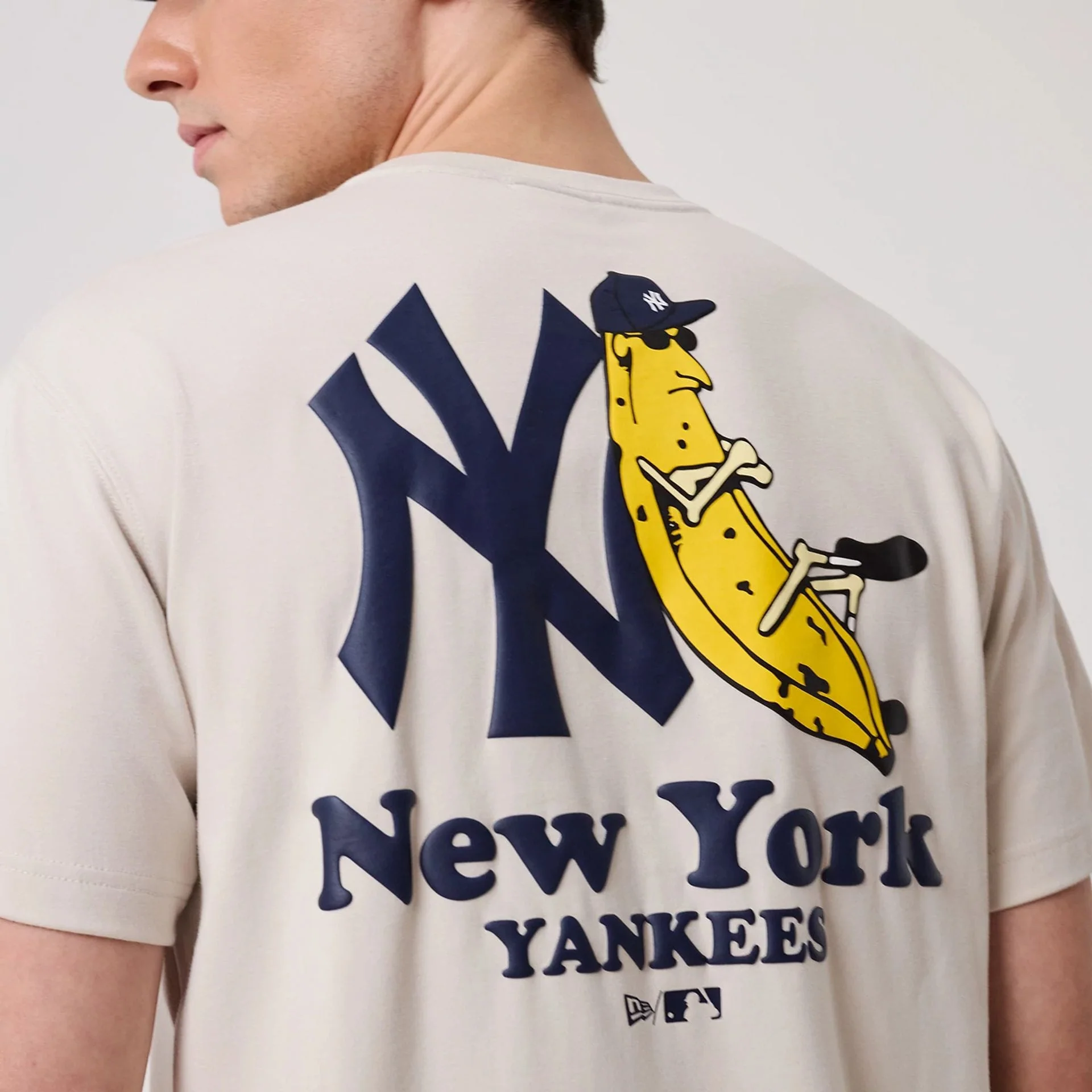 New York Yankees MLB Banana Graphic Natural T-Shirt - Image 3