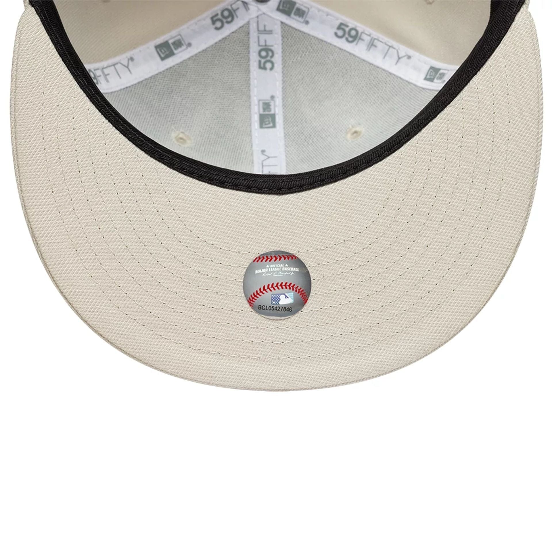 New York Yankees MLB Beige 59FIFTY Fitted Cap - Image 2