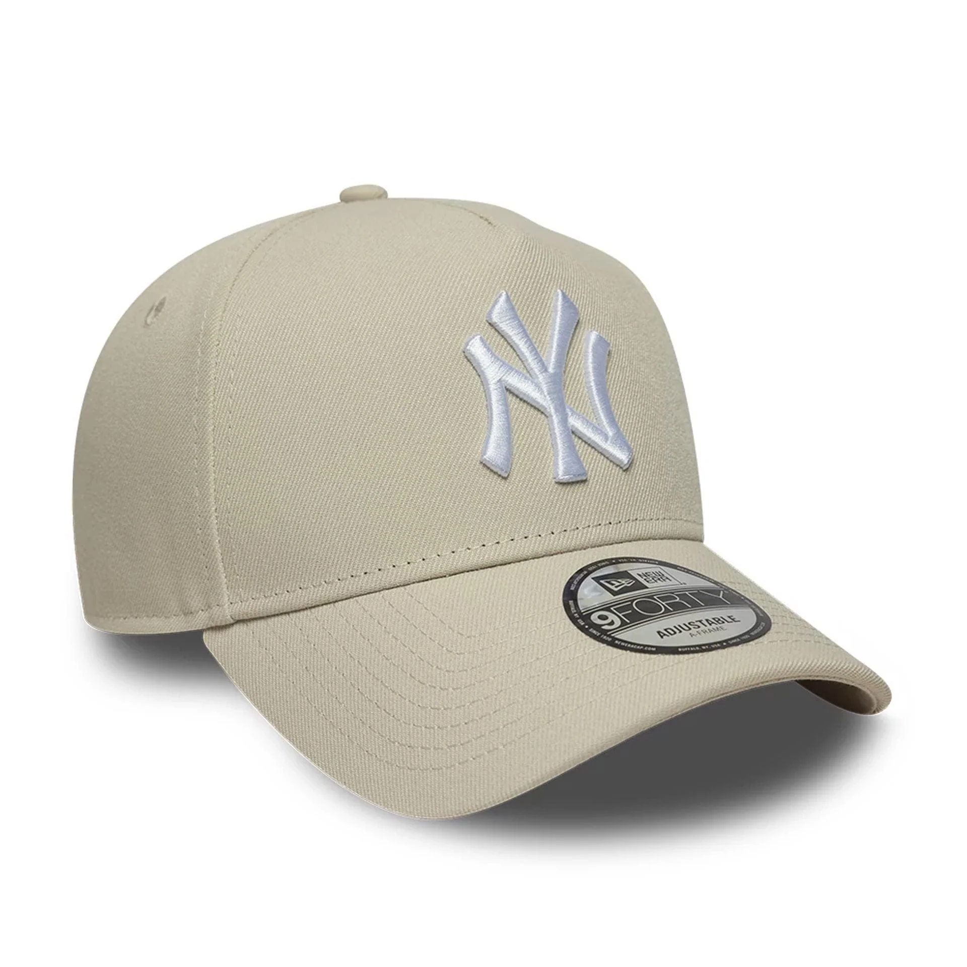 New York Yankees MLB Beige 9FORTY A-Frame Adjustable Cap - Image 3