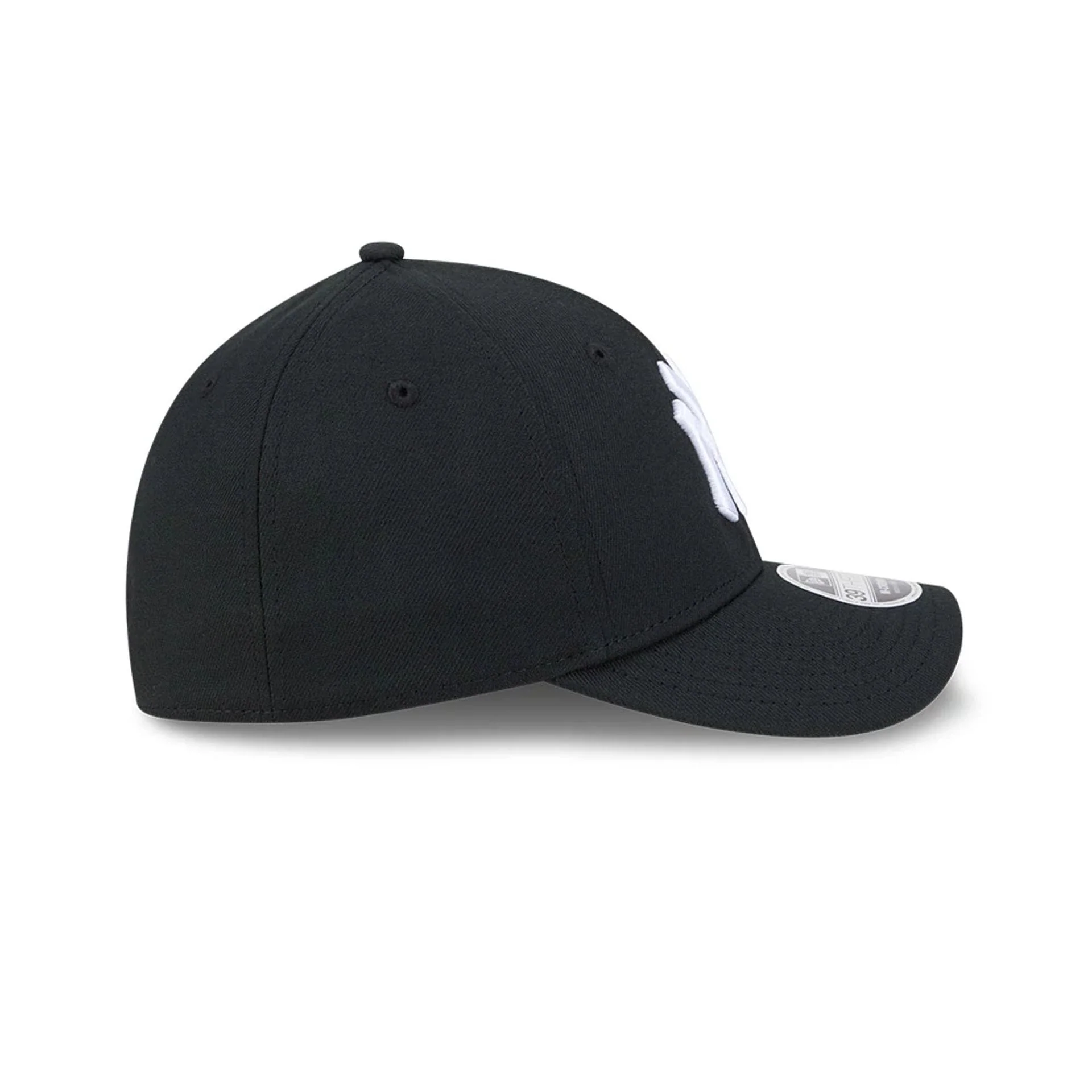 New York Yankees MLB Black 39THIRTY M-Crown Stretch Fit Cap - Image 7