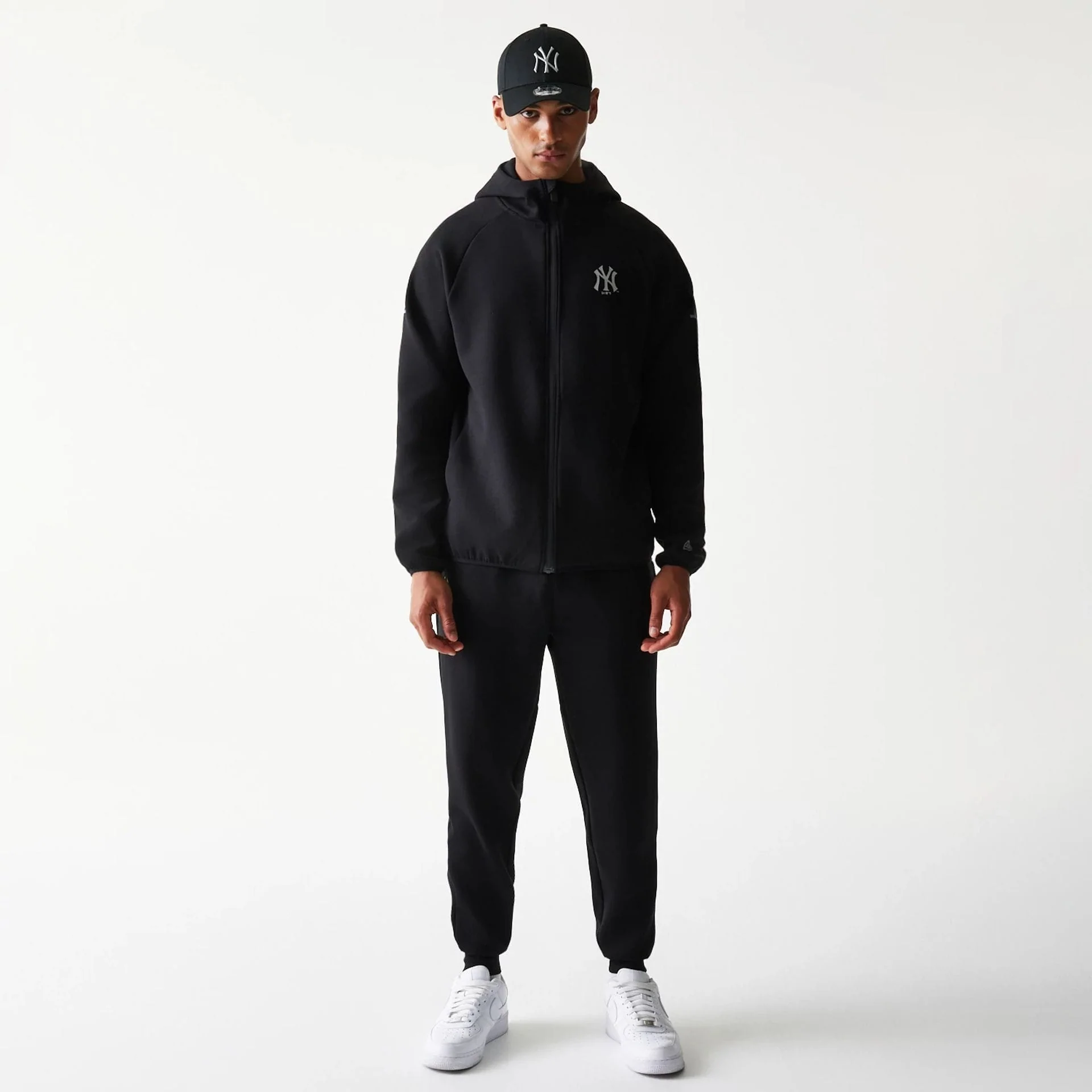 New York Yankees MLB Black Full Zip Hoodie - Image 8