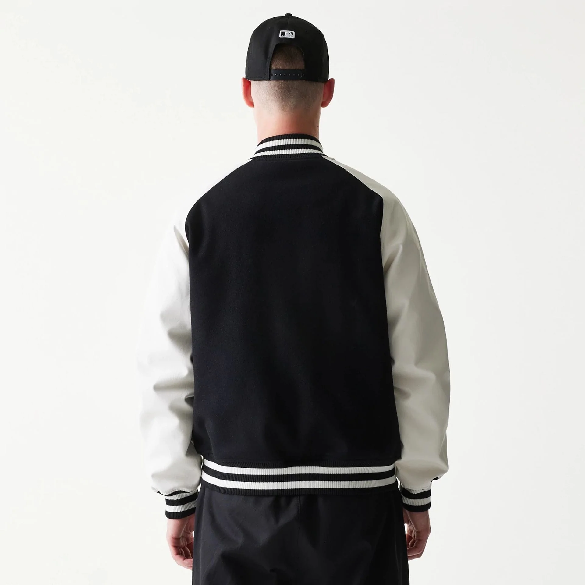 New York Yankees MLB Black Varsity Jacket - Image 2