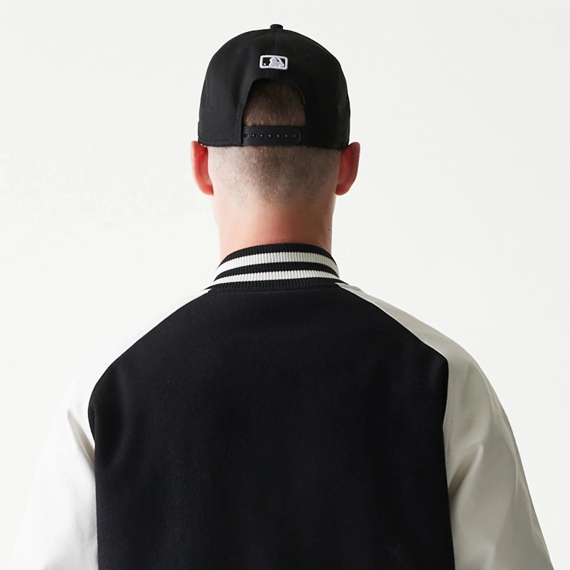New York Yankees MLB Black Varsity Jacket - Image 7