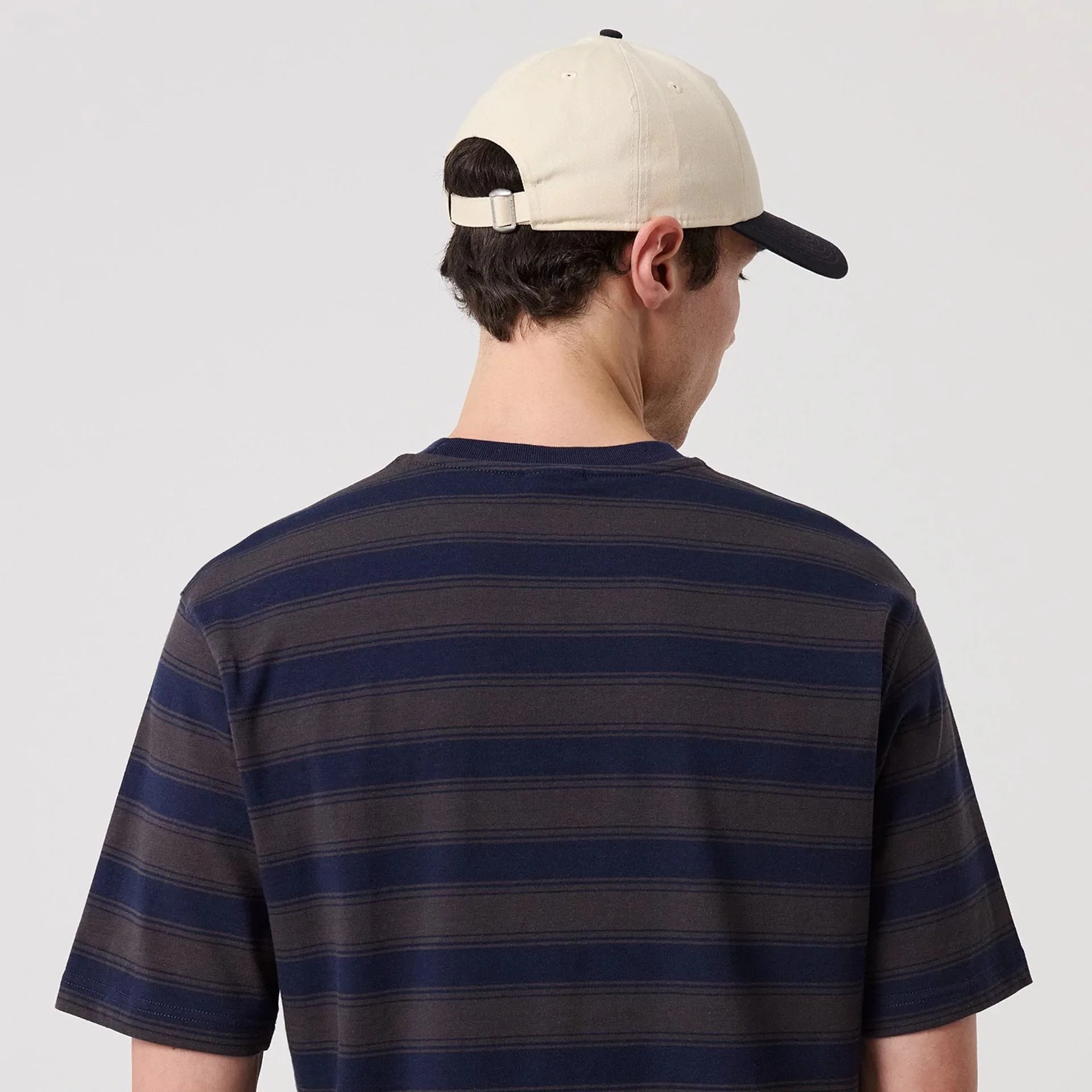 New York Yankees MLB Border Navy Oversized T-Shirt - Image 7