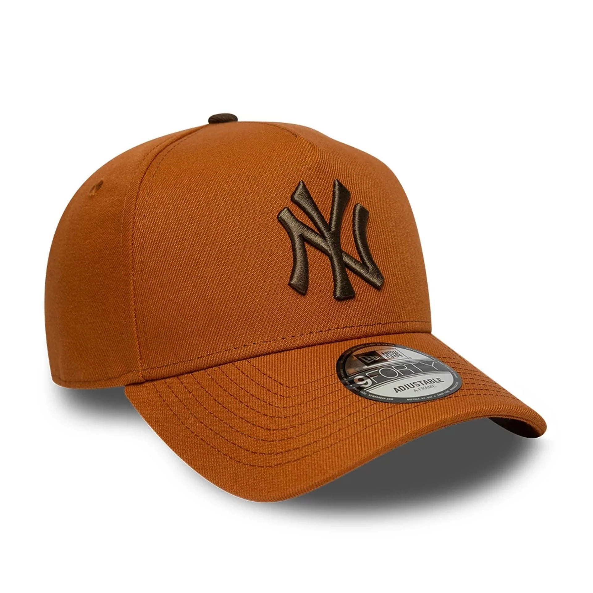 New York Yankees MLB Brown 9FORTY A-Frame Adjustable Cap - Image 3