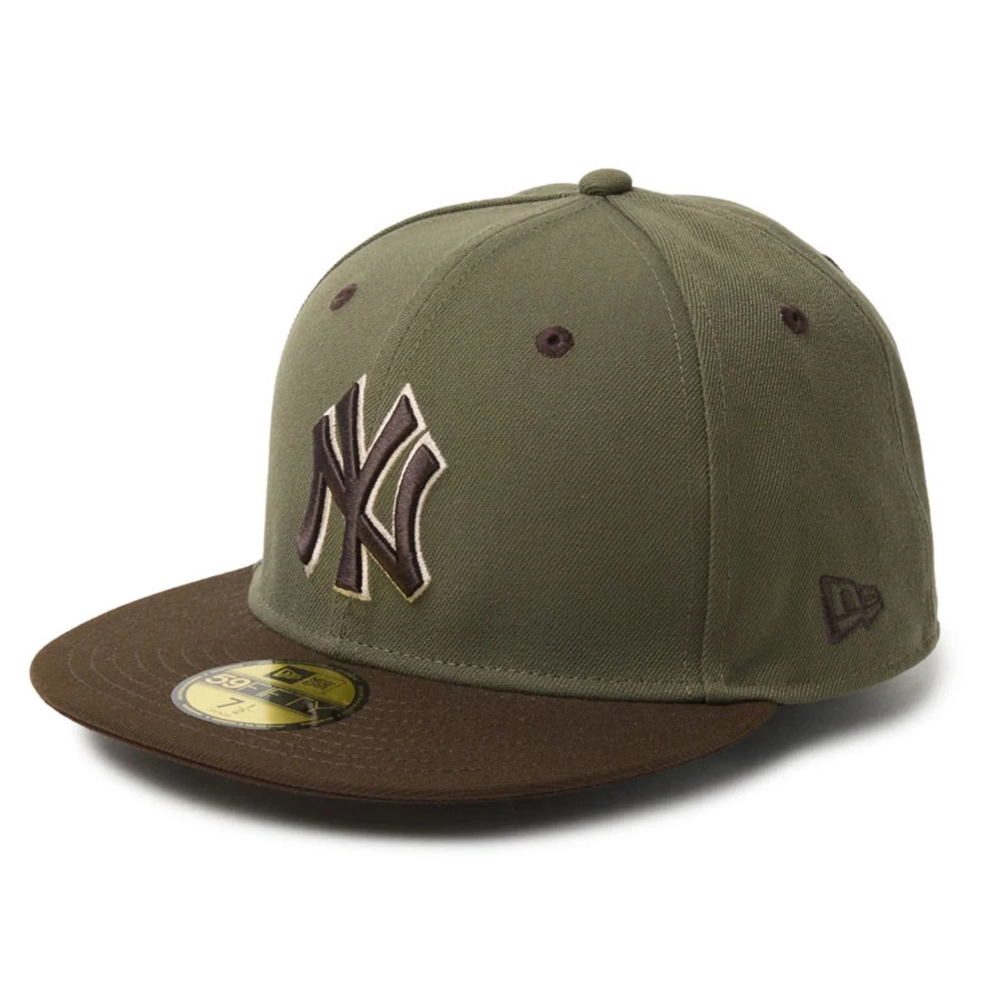 New York Yankees MLB Camo Green 59FIFTY Fitted Cap - Image 3