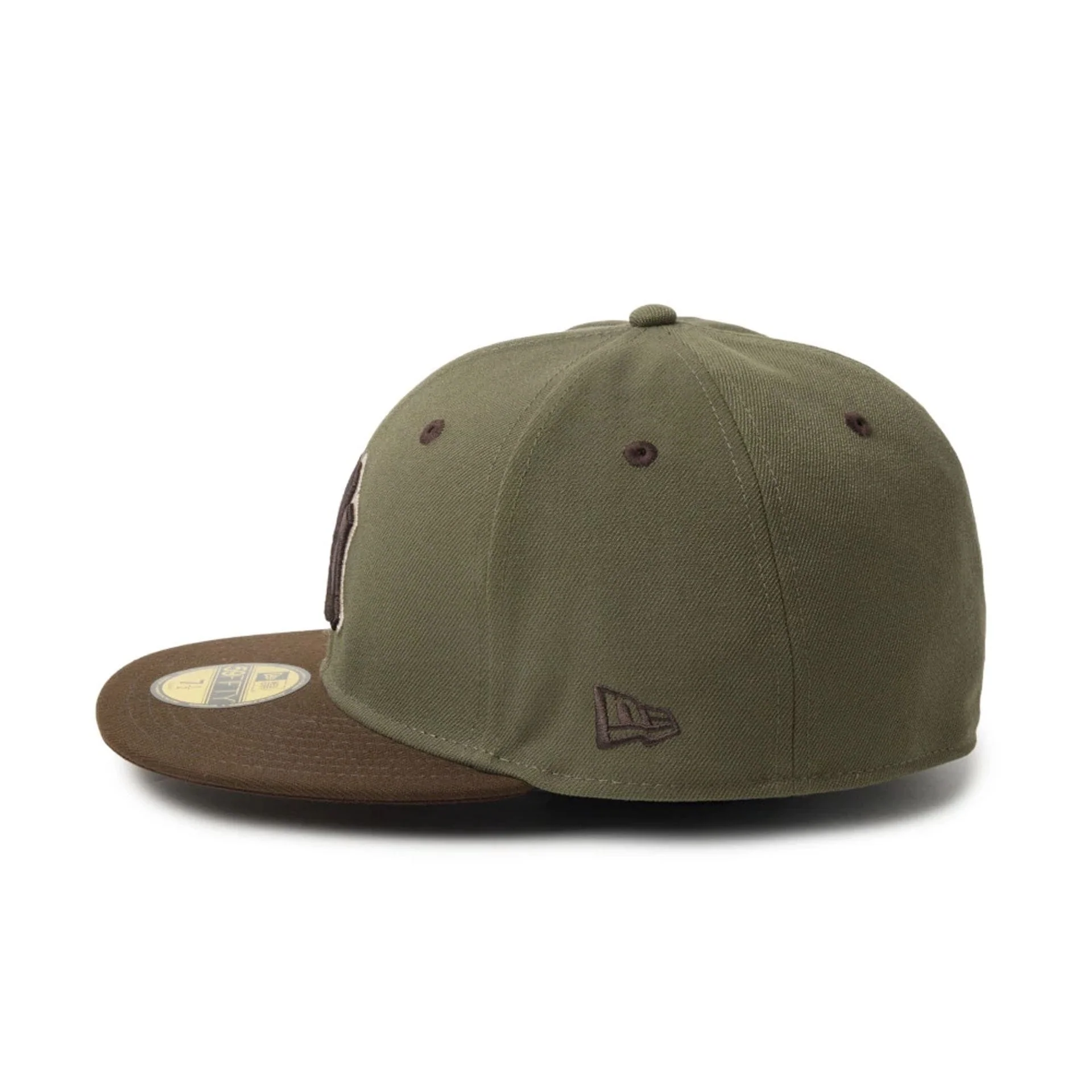 New York Yankees MLB Camo Green 59FIFTY Fitted Cap - Image 6