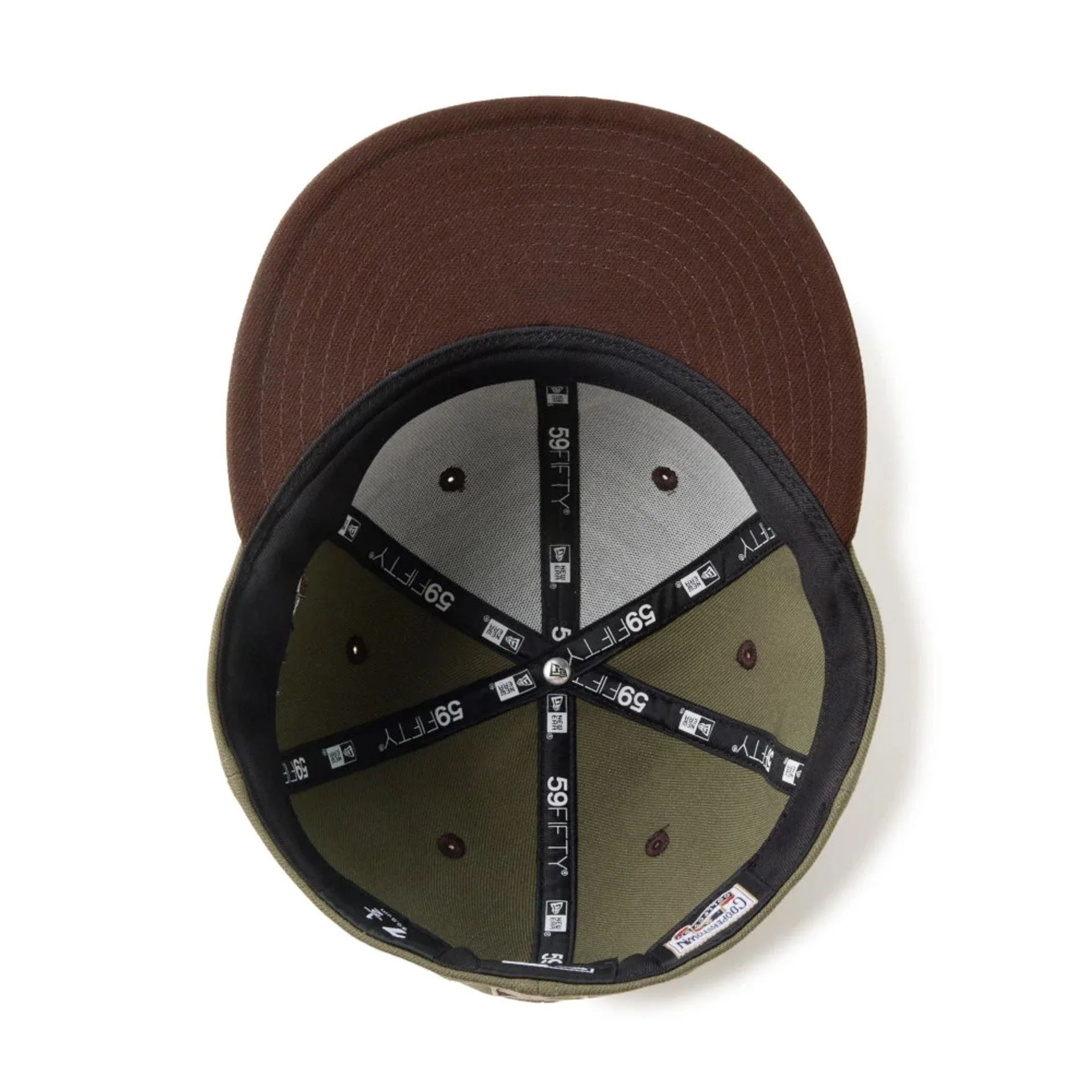 New York Yankees MLB Camo Green 59FIFTY Fitted Cap - Image 9