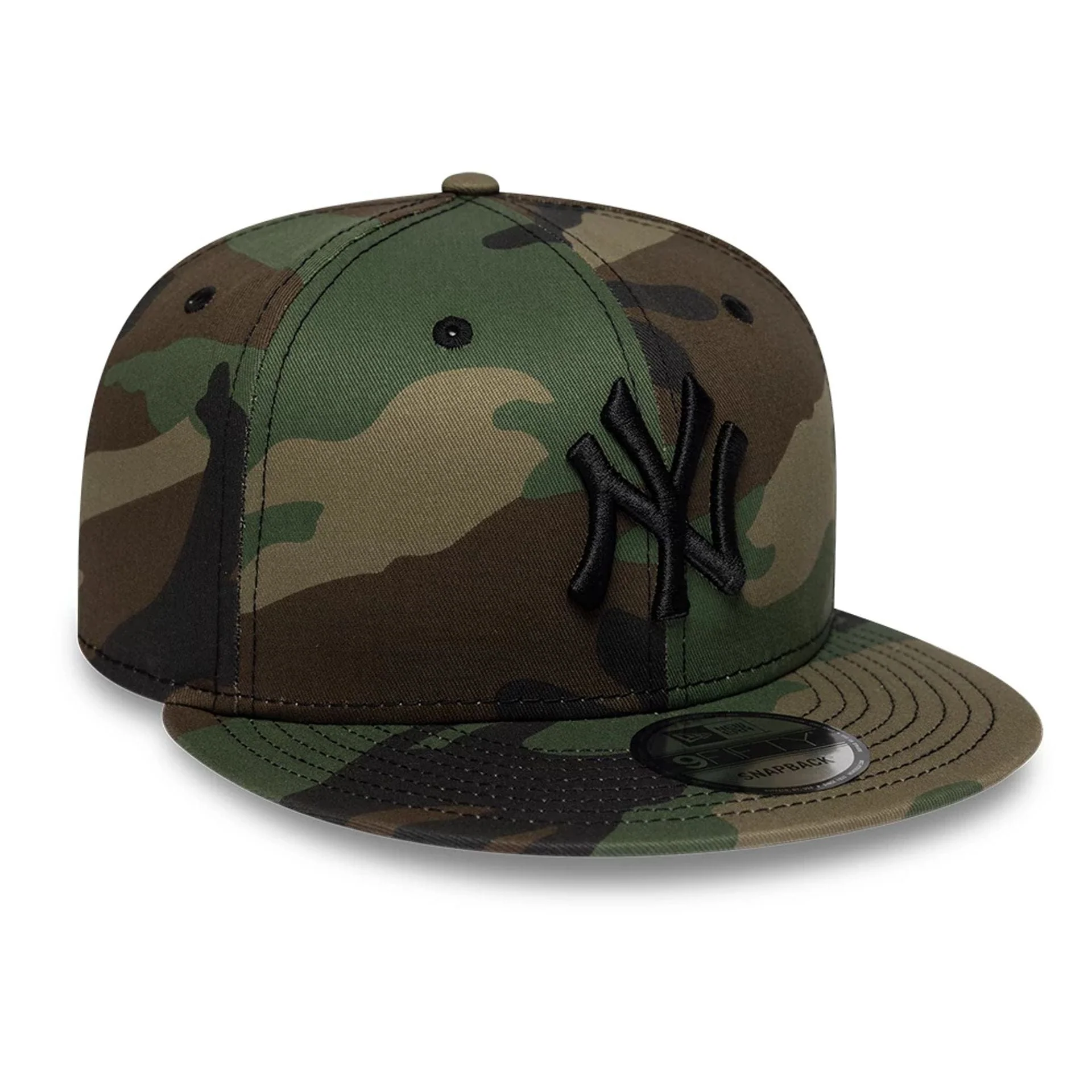New York Yankees MLB Camo Green 9FIFTY Snapback Cap - Image 3