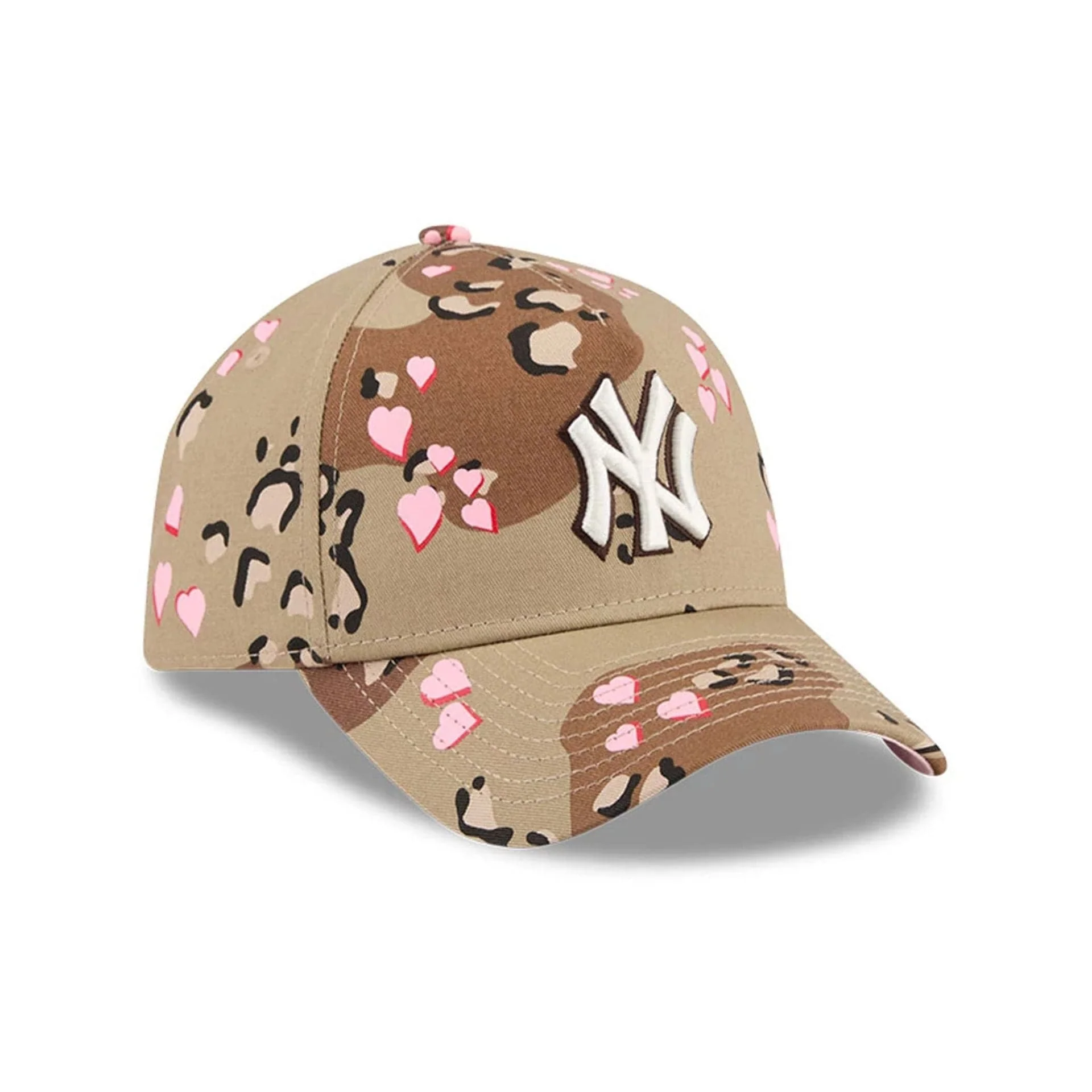 New York Yankees MLB Camo Hearts Desert Camo 9FORTY A-Frame Adjustable Cap - Image 4