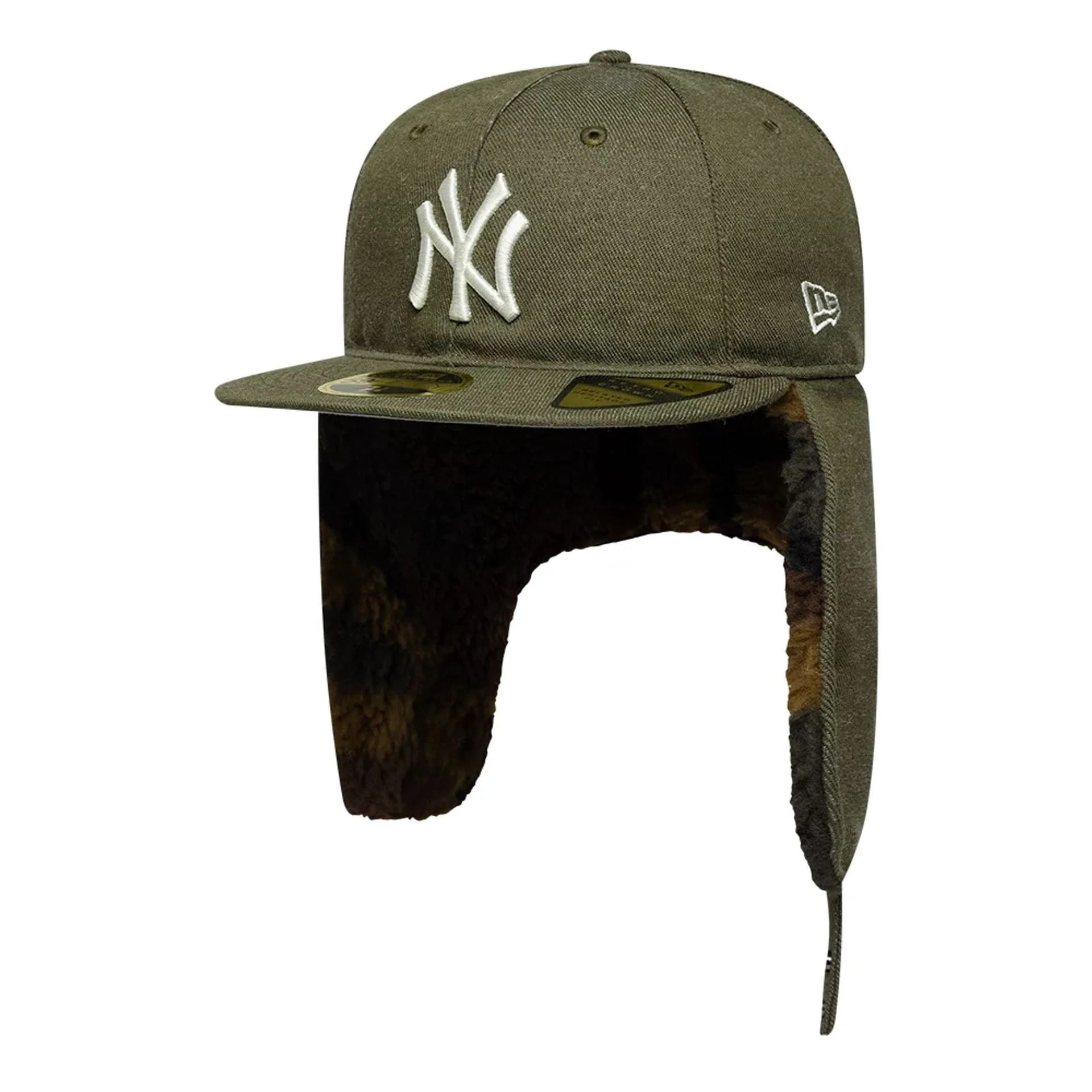 New York Yankees MLB Camo Open Green Retro Crown 59FIFTY Fitted Cap - Image 2