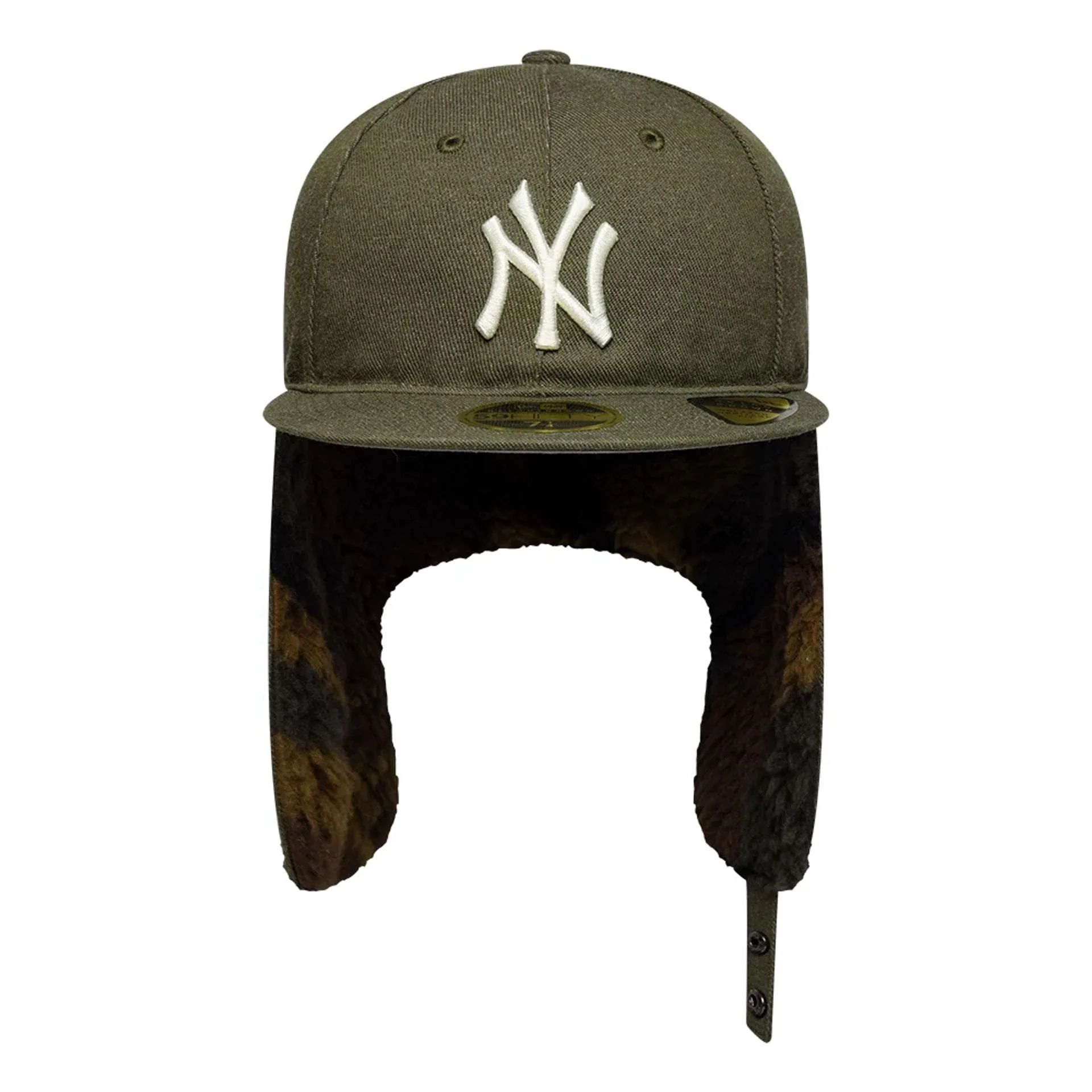 New York Yankees MLB Camo Open Green Retro Crown 59FIFTY Fitted Cap - Image 7